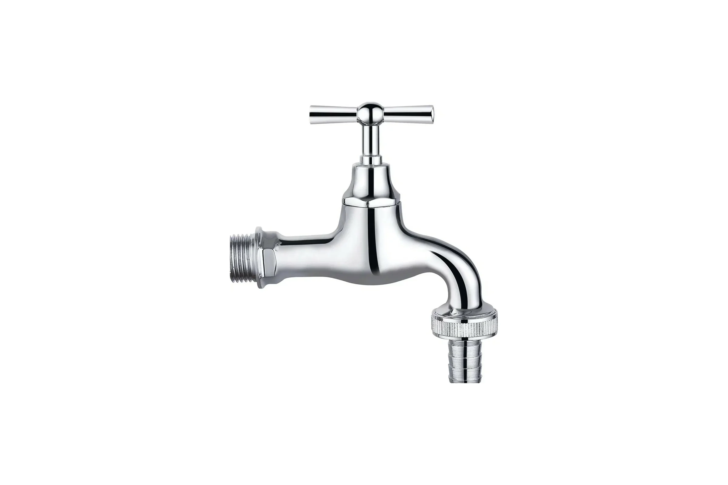 Вентиль для подключения шланга DOUBLE-LIN хром, полированный 1/2" LL2051 B (1/2")