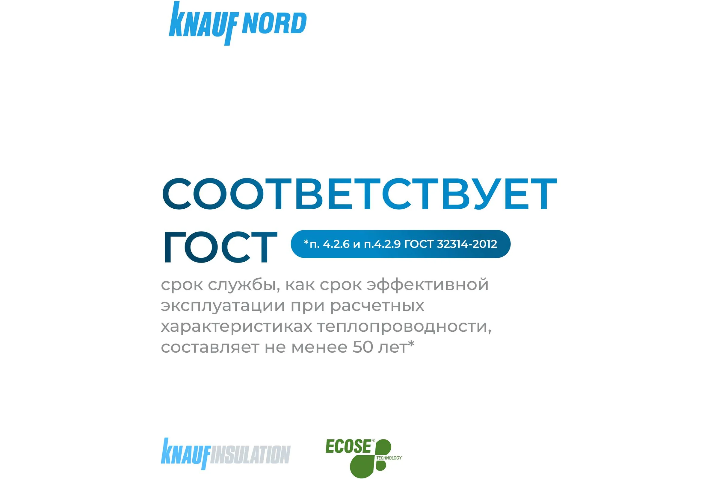 Утеплитель Knauf Insulation KNAUF NORD (50x600x1250 мм; 9 кв. м; 12 плит в упаковке) 728445