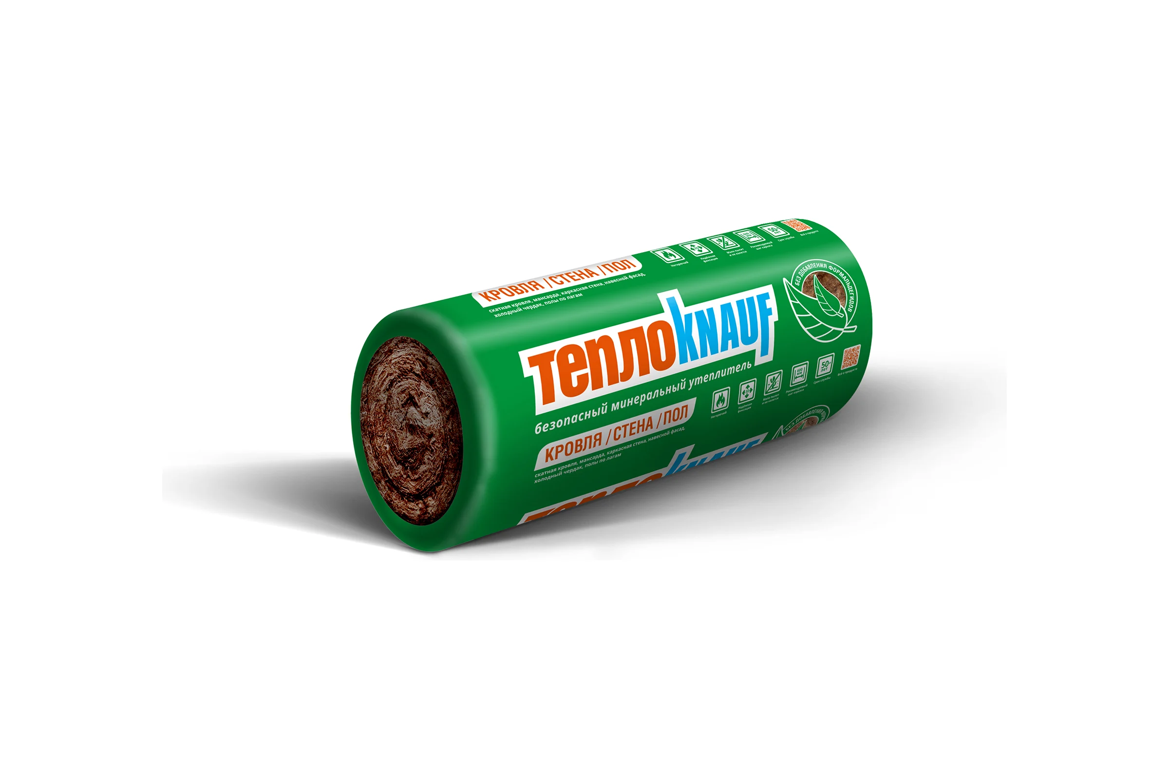 Утеплитель Knauf Insulation TеплоKNAUF (50x1220x6148 мм; 15 кв. м; 2 мата/рулон) 622012