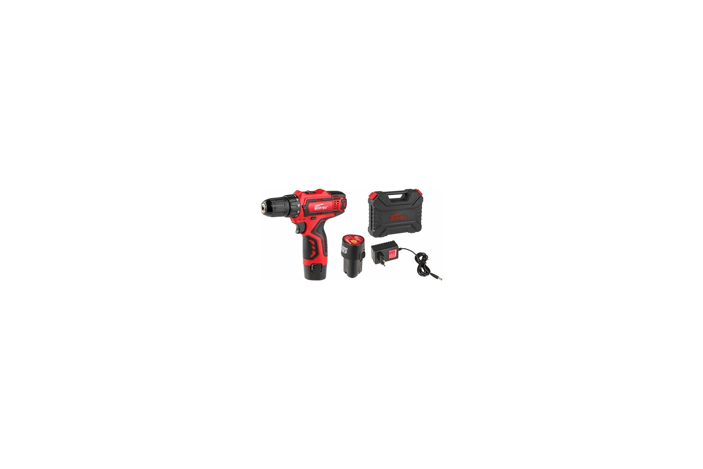 Аккумуляторная дрель-шуруповерт WORTEX BD 1215-1 Li BD12151Li10029
