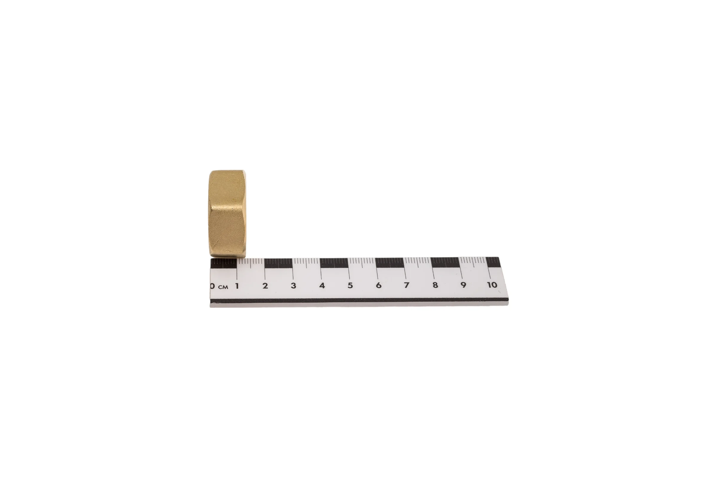Заглушка (на трубу) LD PRIDE DN20 (3/4") ВР латунь никель в упаковке LD.67.504.20.2