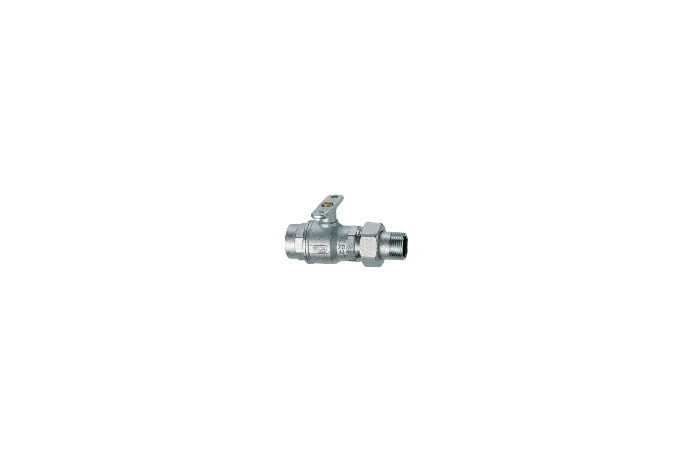 2-х ходовой шаровой кран FAR 3/4" ВР-НР FA 3017 34