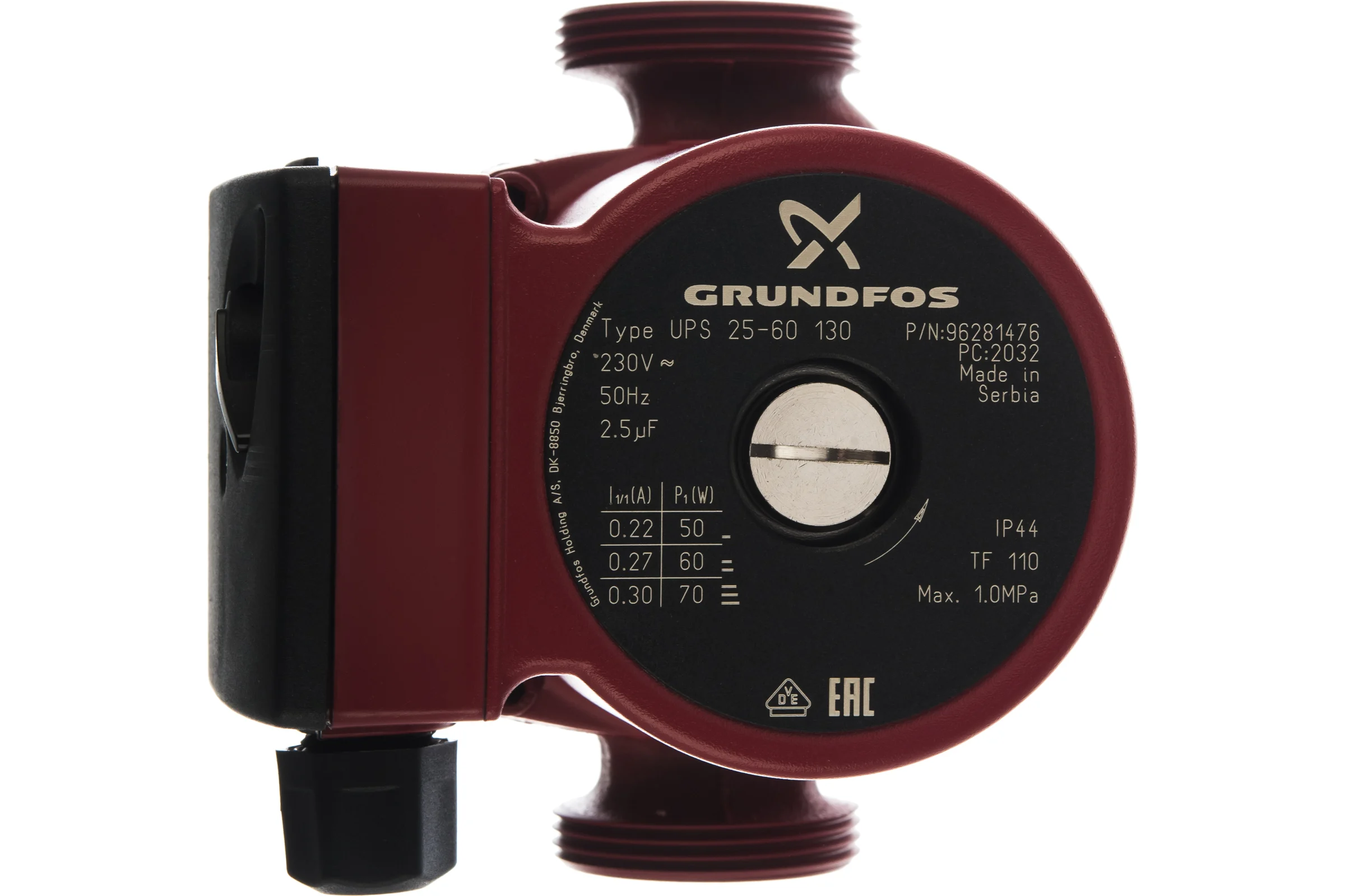 Циркуляционный насос GRUNDFOS UPS 25-60 130 96281476