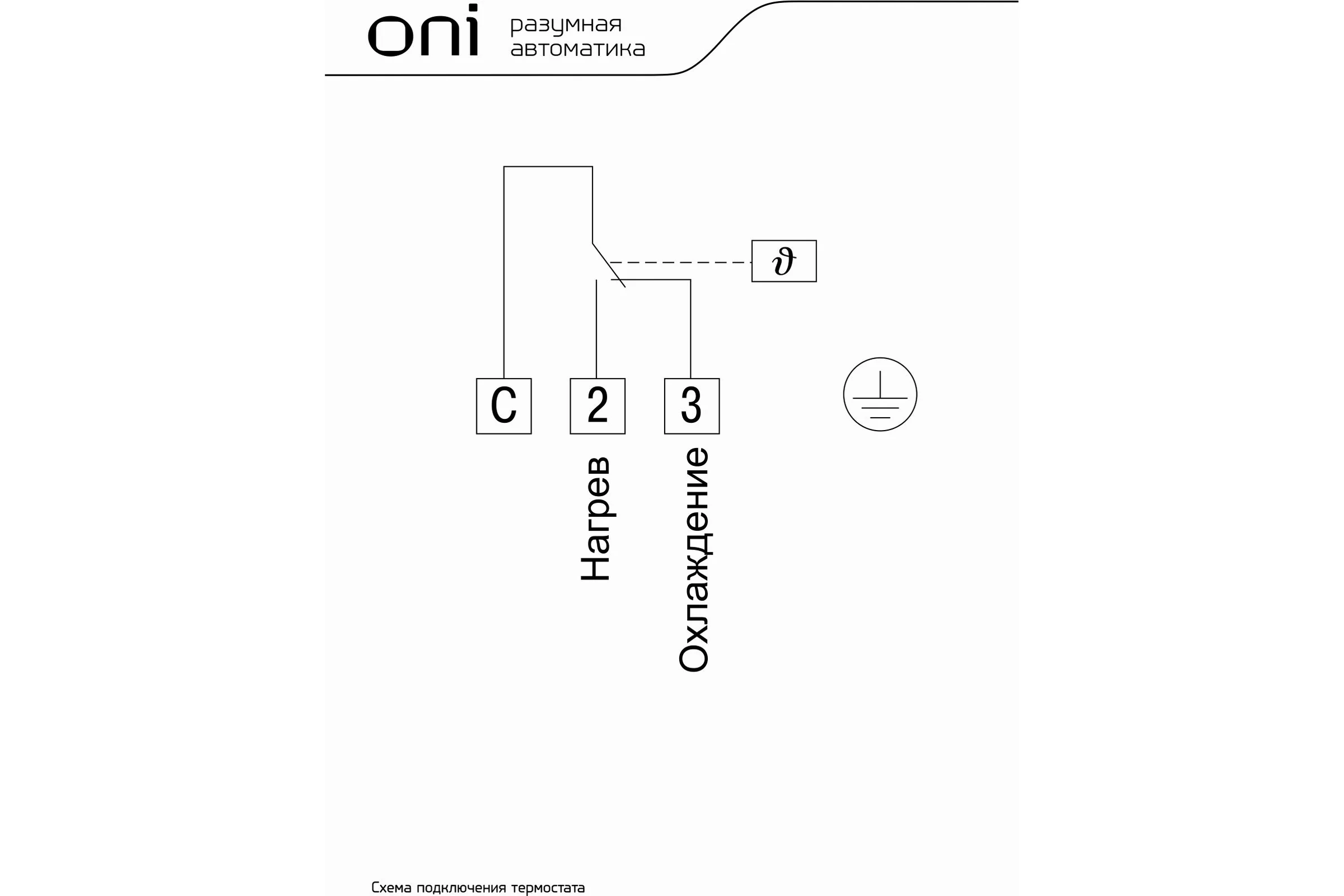 Термостат защиты от замерзания механический 1.8 м ONI FPT-1-180