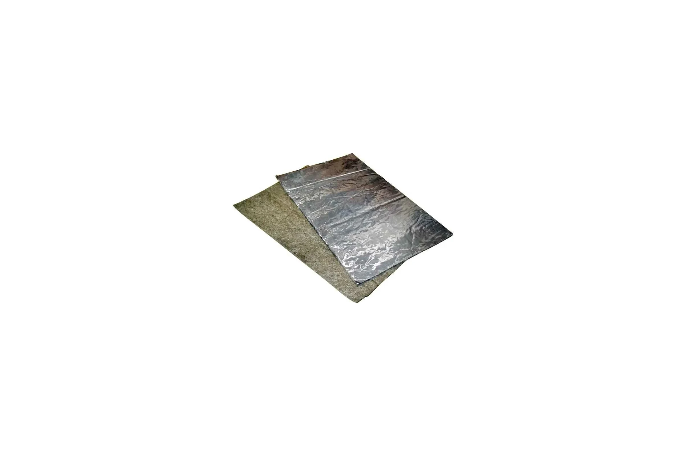 Базальтовый картон с фольгой BASFIBER 1000x600x10 мм, 15 шт., 9 м2, огнеупорный, 700C БИМ 10 2П-Ф 15