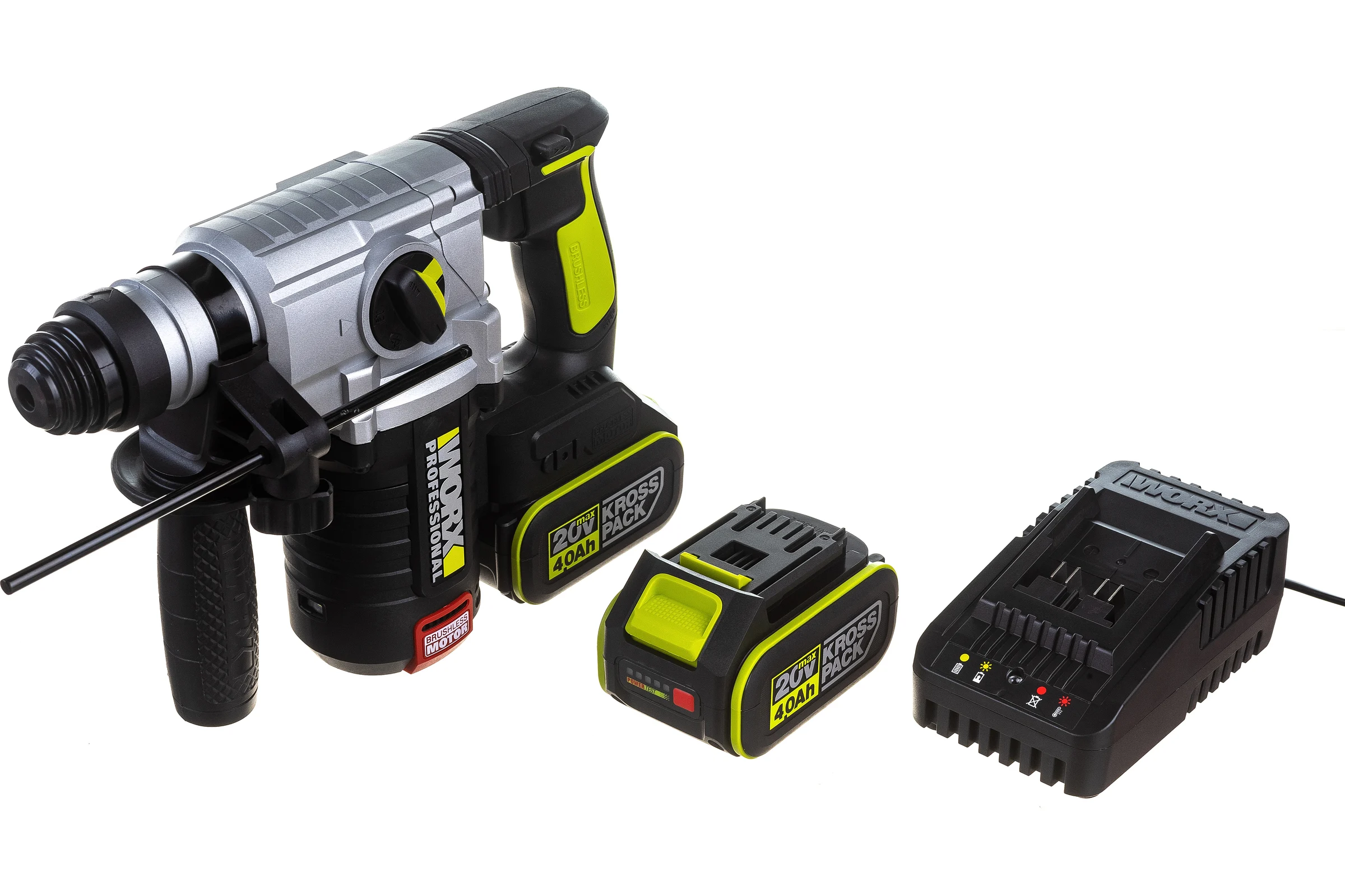 Аккумуляторный перфоратор WORX Professional WU388