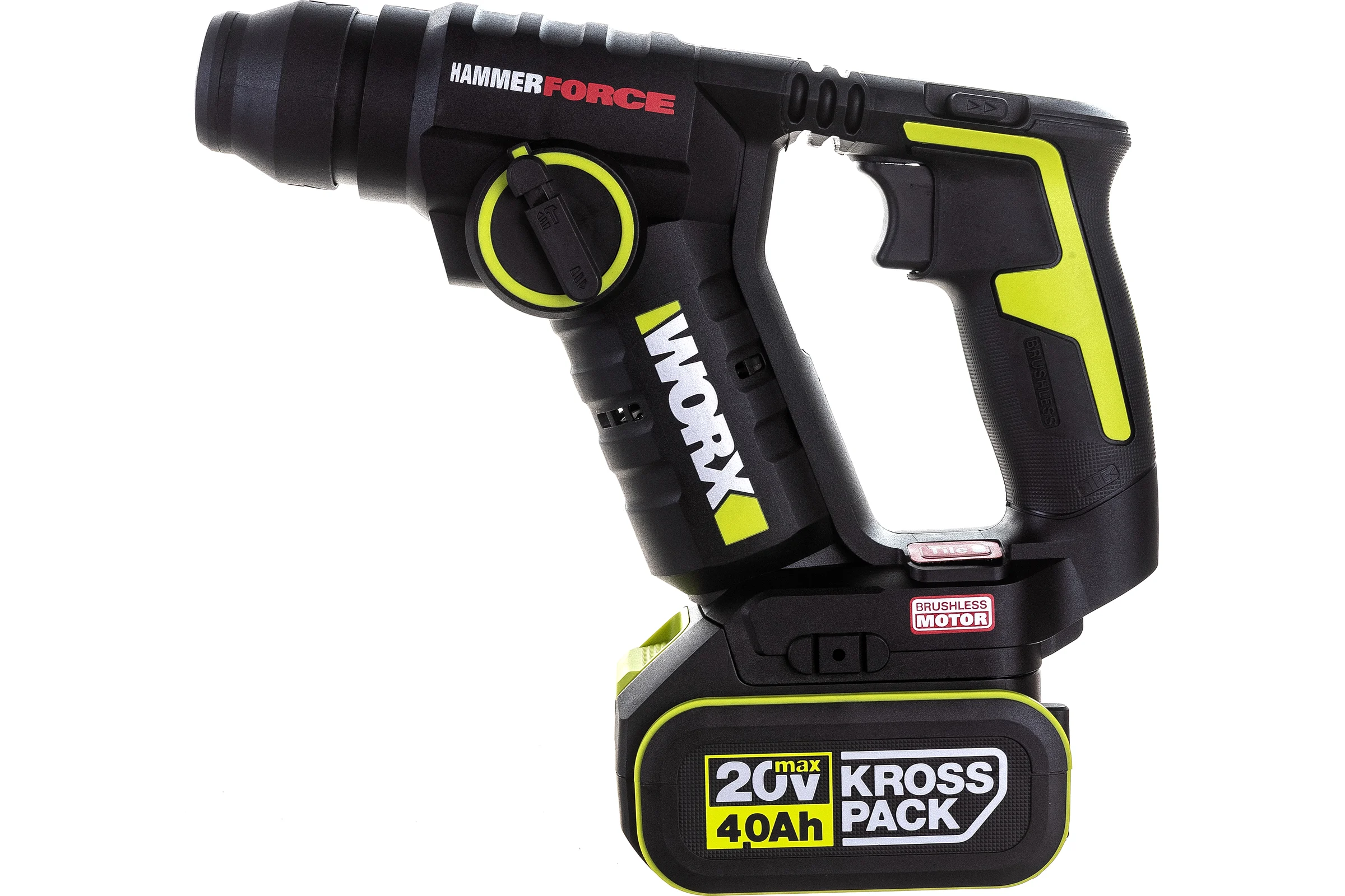 Аккумуляторный бесщеточный перфоратор WORX Professional WU380S