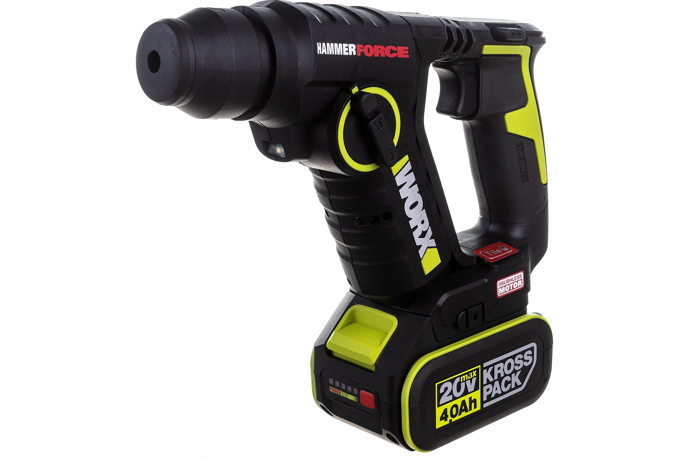 Аккумуляторный бесщеточный перфоратор WORX Professional WU380S