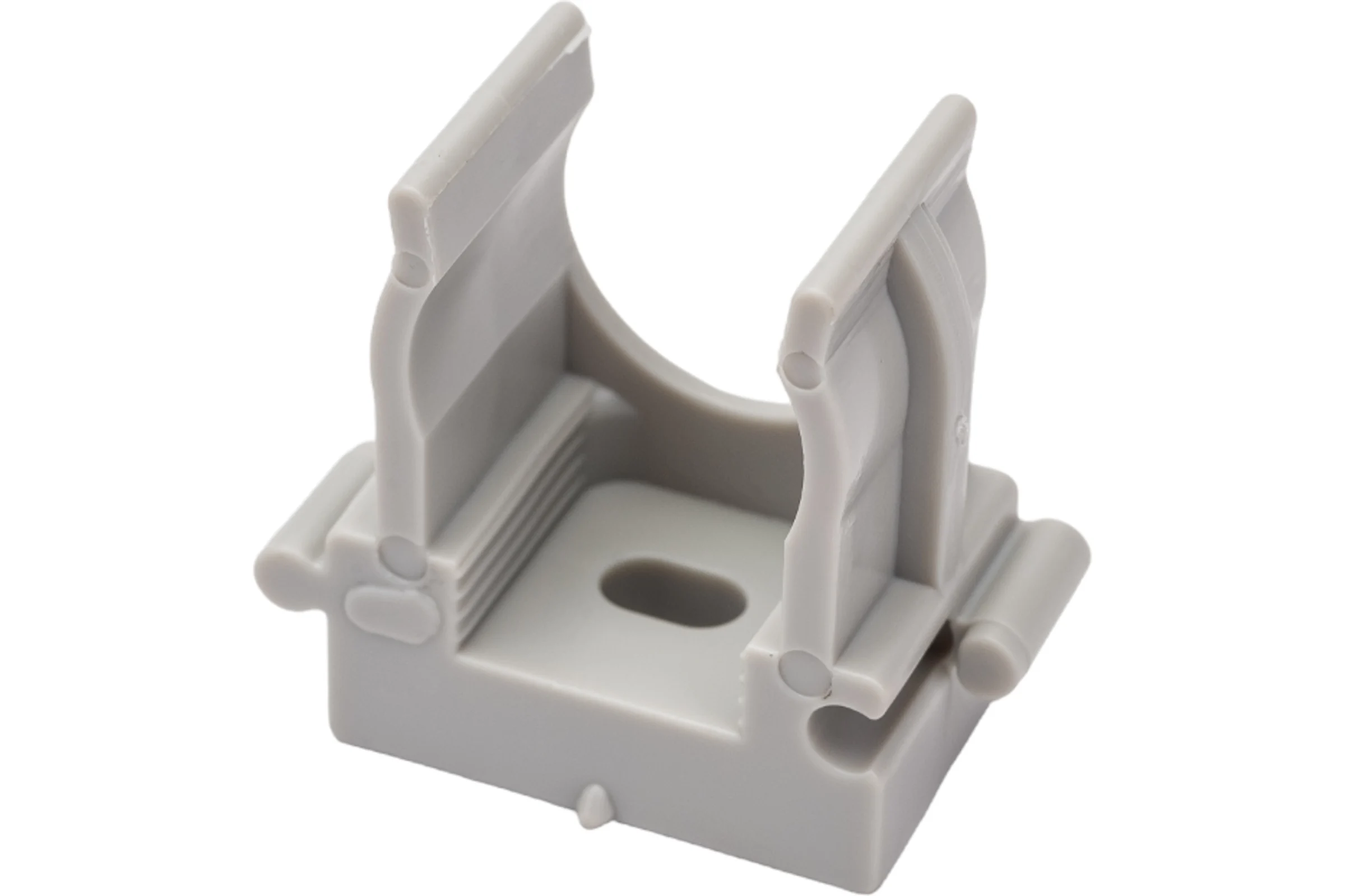 Крепежная клипса для монтажа газовым монтажным пистолетом FIXPISTOLS F-CPE16 серая, 100 шт. 2-2-4-4614