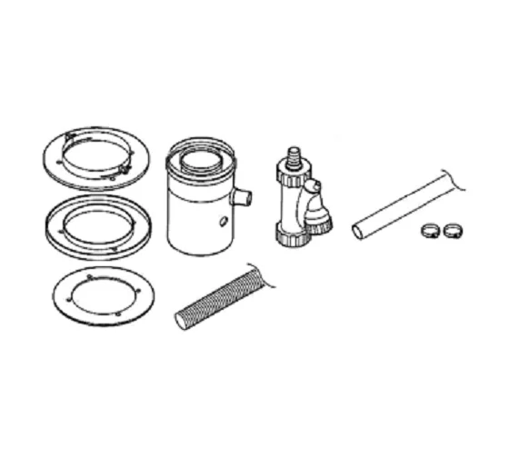 Вертикальный элемент для отвода конденсата DN60/100 Bosch 7736995089