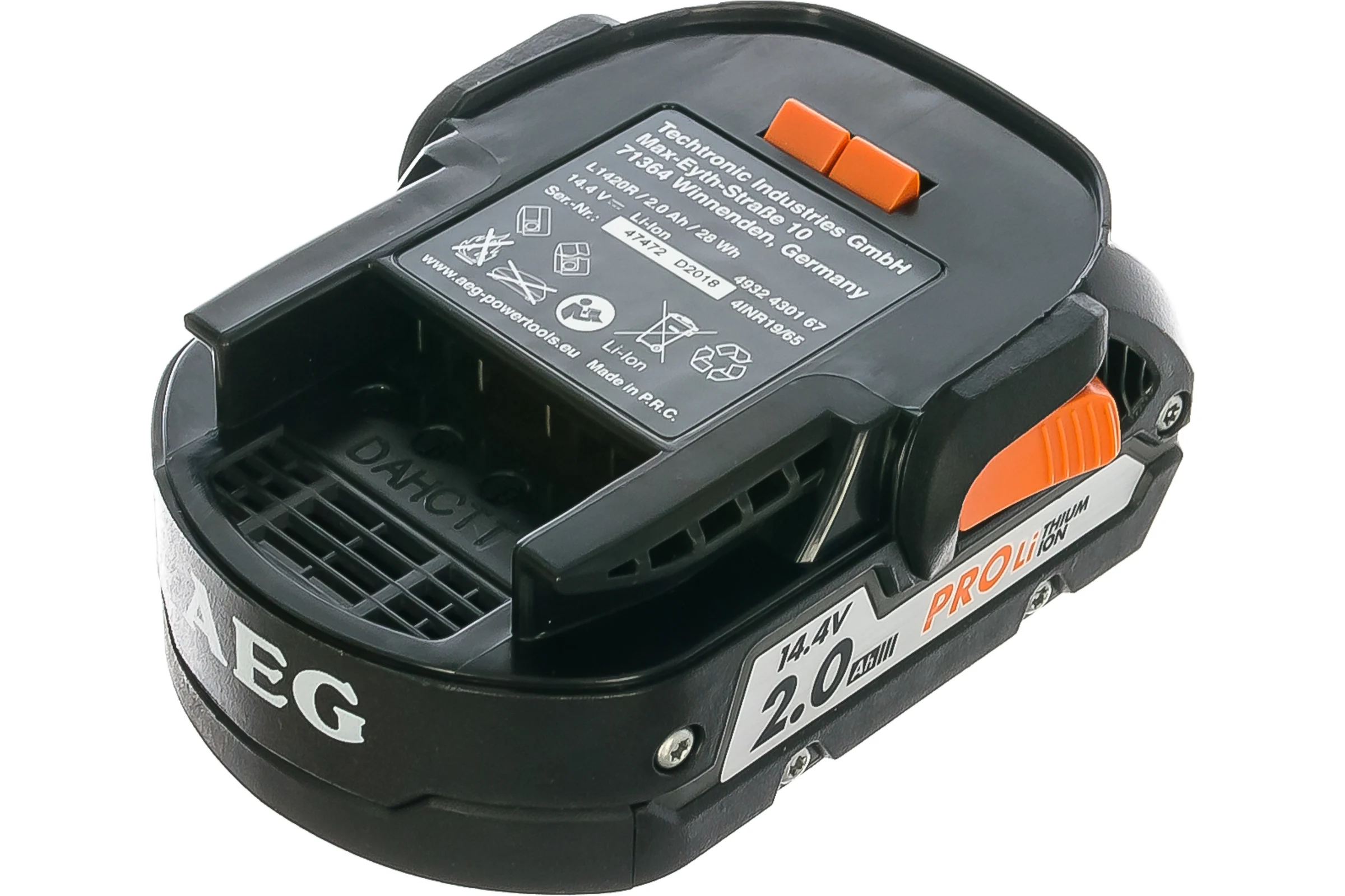 Аккумулятор L1420R (14,4 В; 2 A*ч; Li-ion) AEG 4932430167