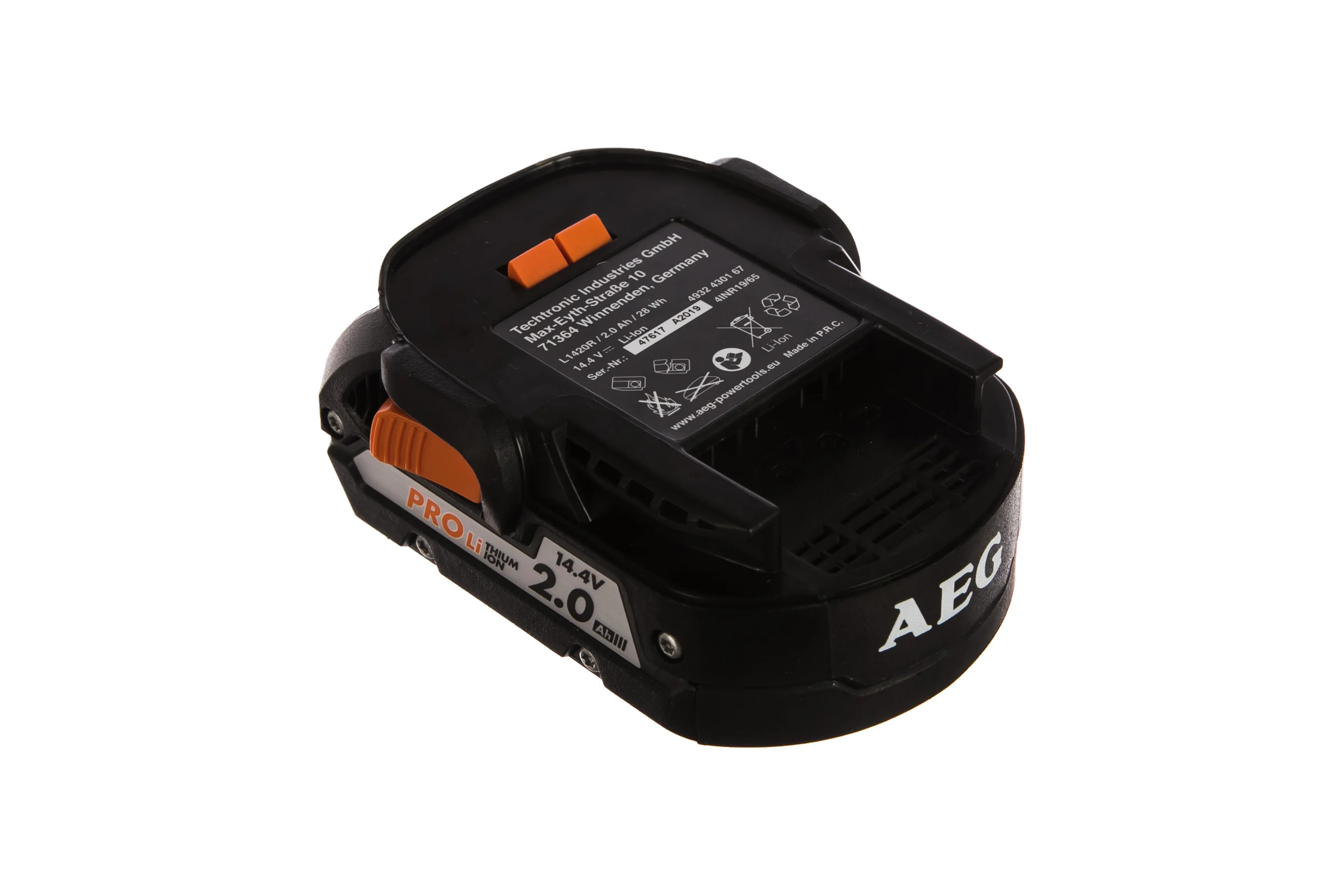 Аккумулятор L1420R (14,4 В; 2 A*ч; Li-ion) AEG 4932430167