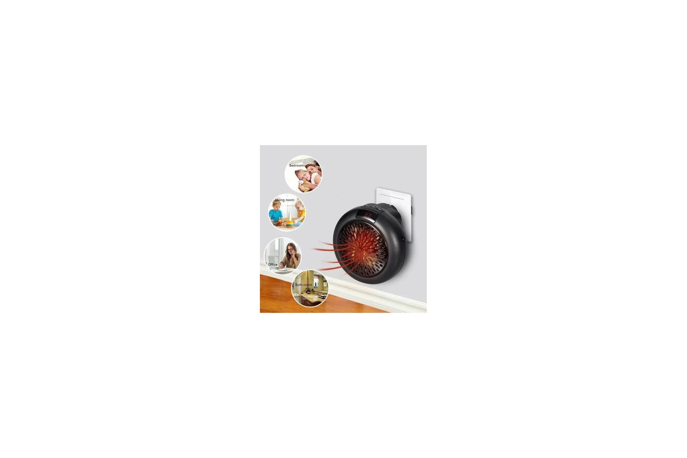 Мини-обогреватель в розетку ZDK Air Mini HEAT01