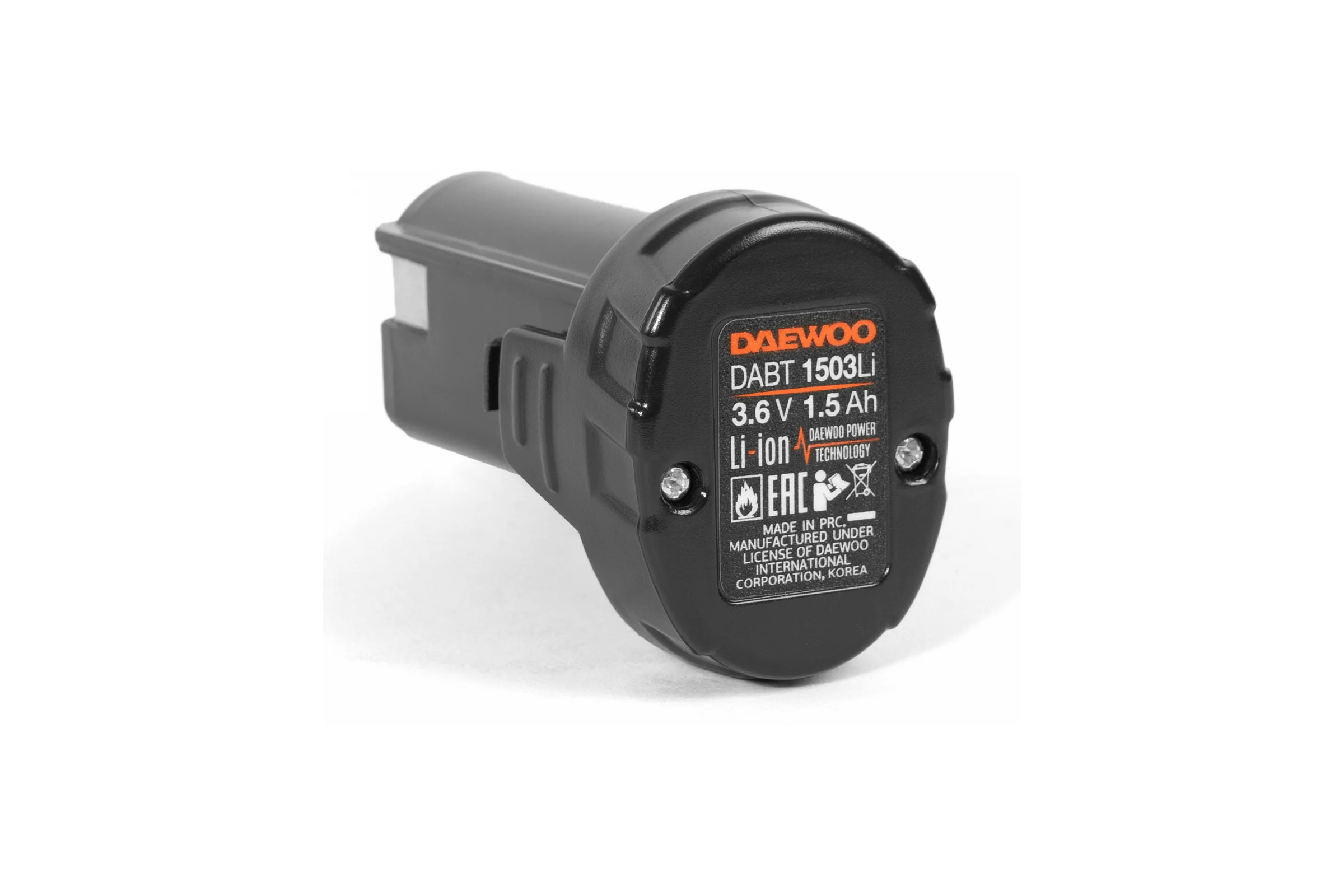 Батарея аккумуляторная 3.6 В, 1.5 Ач, Li-ion DAEWOO DABT 1503Li