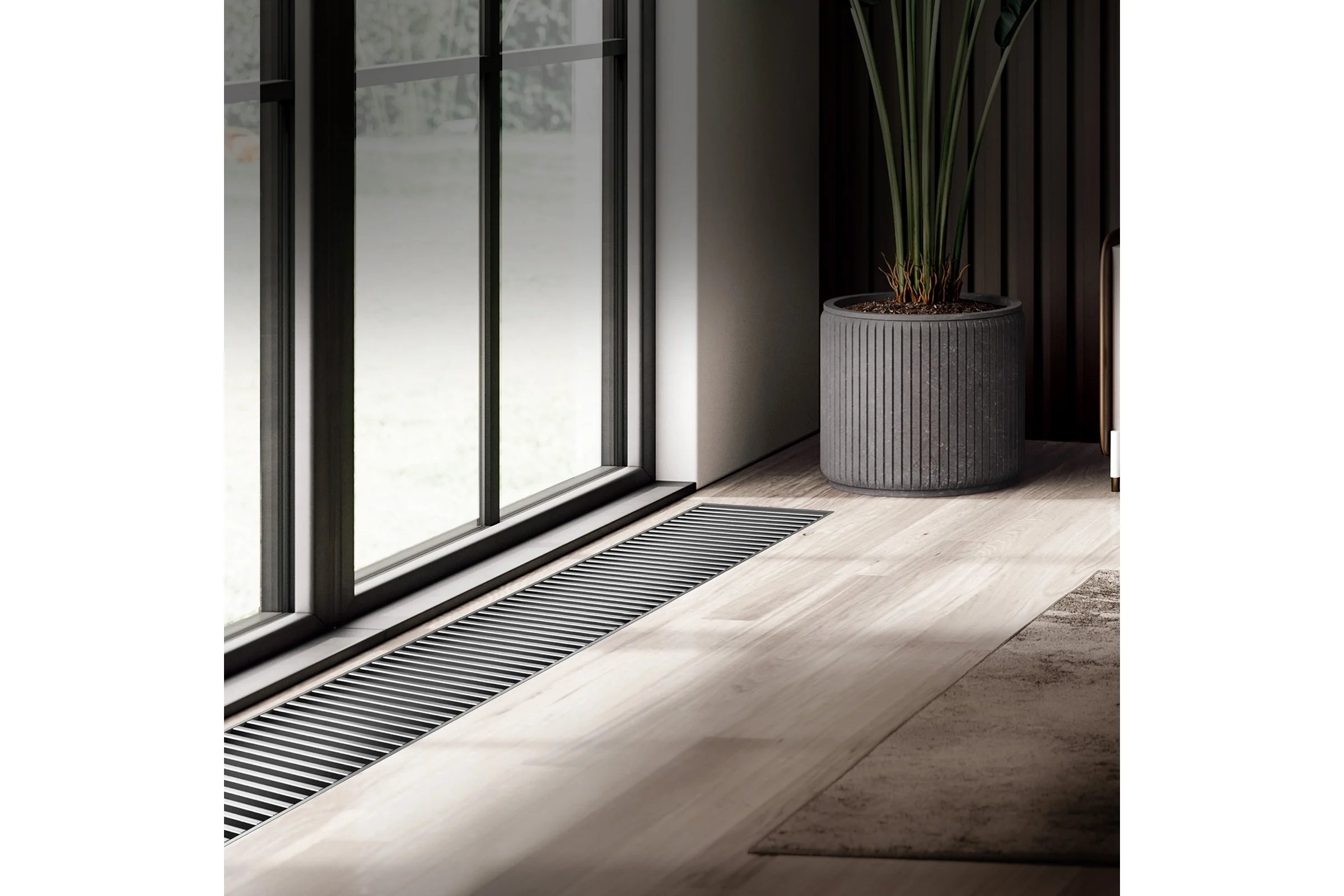 Внутрипольный конвектор ROYAL THERMO ATRIUM-90/200/2000-DG-U-NA НС-1430114