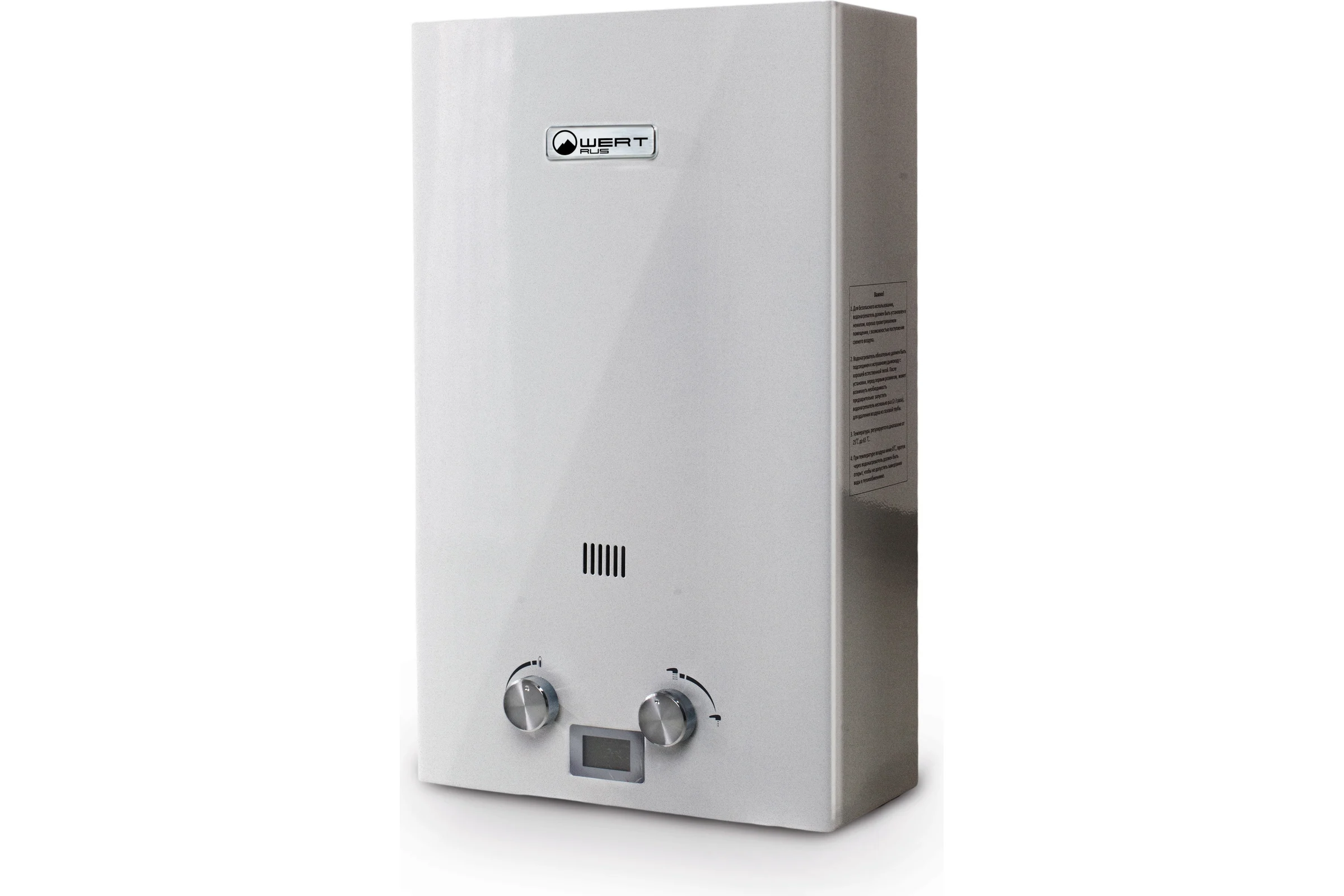 Газовый проточный водонагреватель WERTRUS 12E SILVER W1411