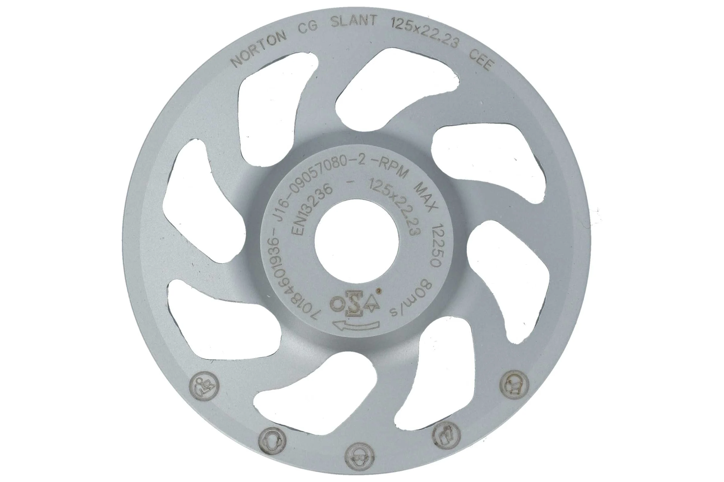 Алмазная чашка по бетону slant 125x22.23 мм cee NORTON 70184601936