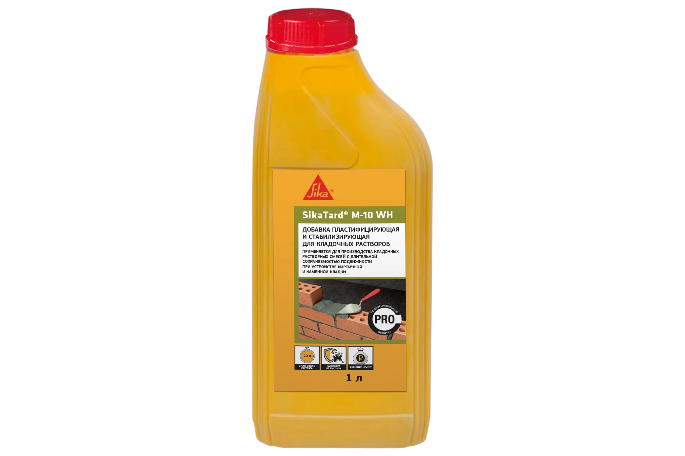 Комплексная добавка для кладочных растворов SIKA Tard M-10 WH Канистра 1л. 670395