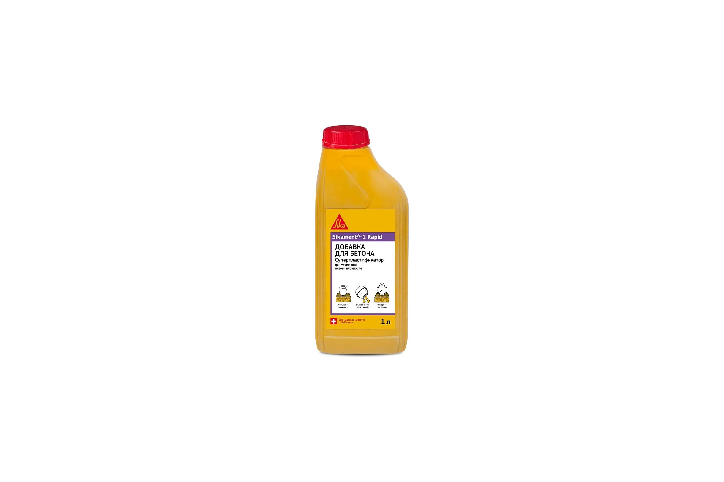 Ускоритель твердения для всех видов бетонных работ Sika ment-1 Rapid, 1 л 529963