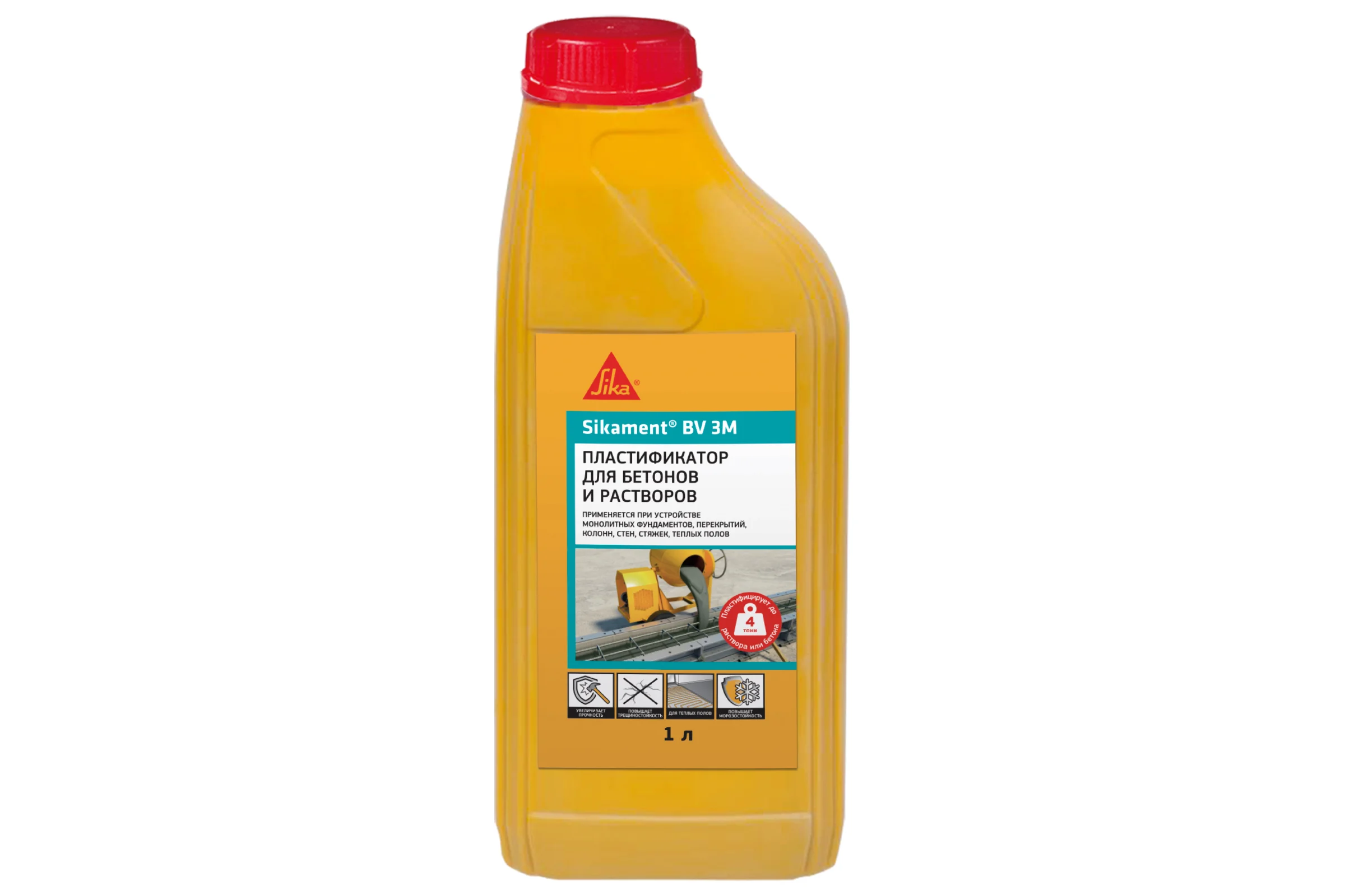 Пластификатор для бетонов и растворов SIKA Ment BV Канистра 3M 1л. 524064
