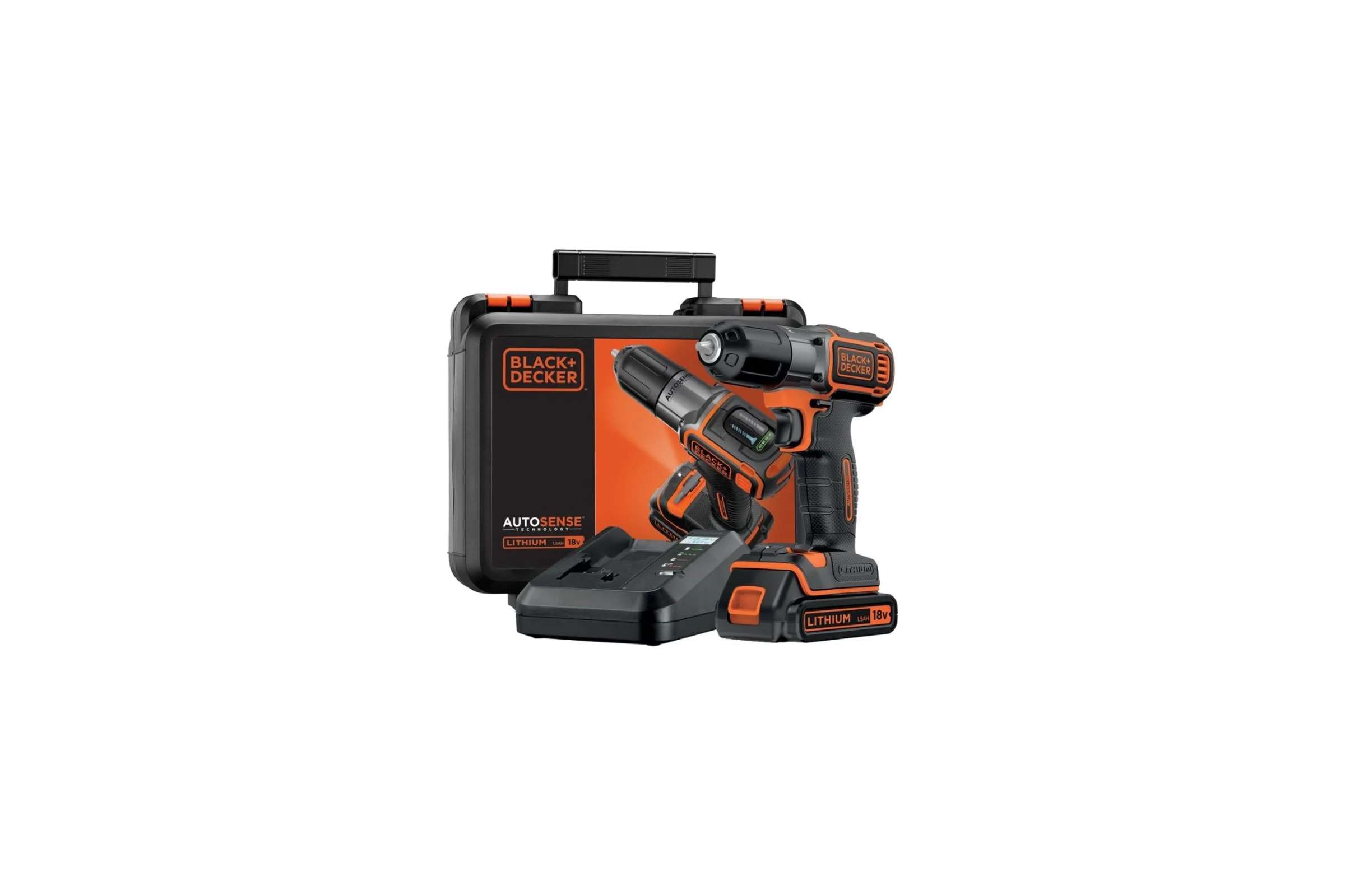 Аккумуляторная дрель-шуруповерт Black+Decker ASD18K