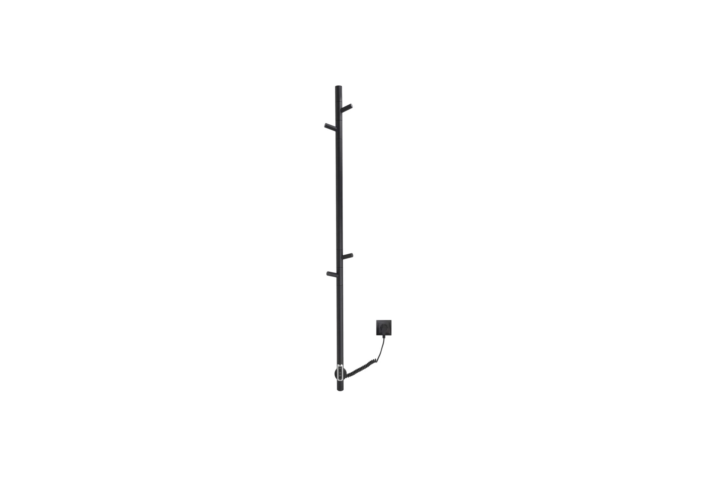 Электрический полотенцесушитель VINCEA 15x140, черный, таймер VTD-1DBE