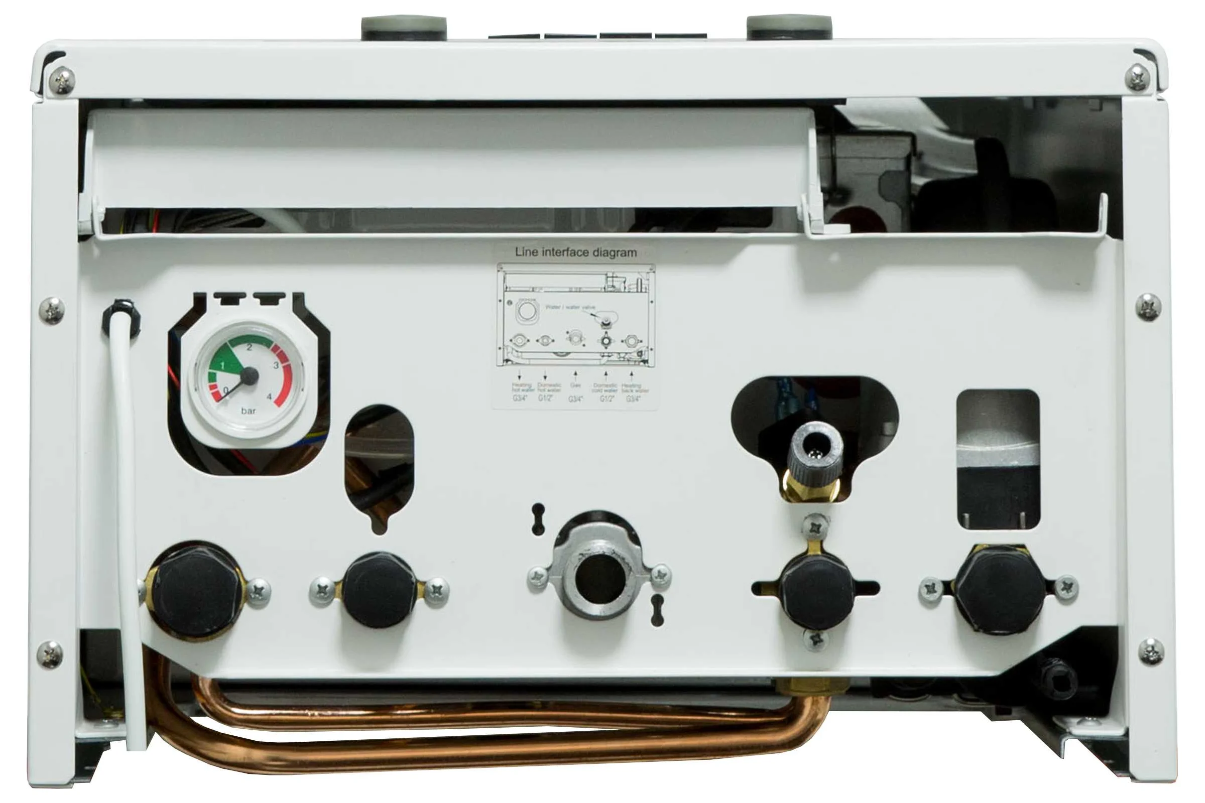 Настенный газовый котел HUBERT agb 18 wlb (без гвс с трёхходовым клапаном) 1926325