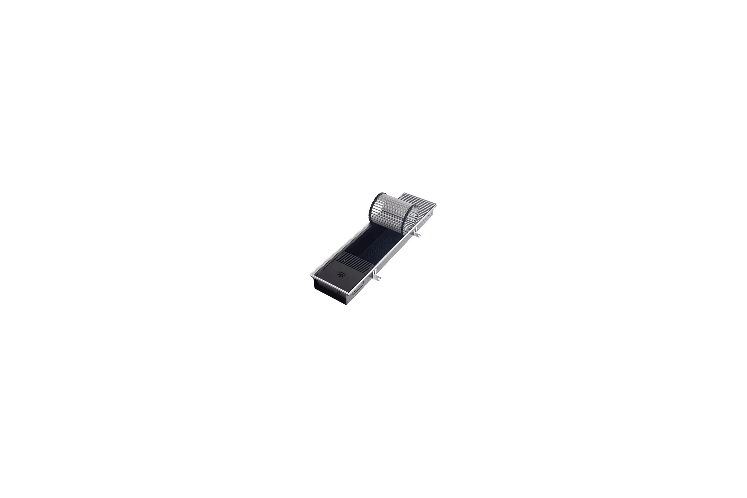 Внутрипольный конвектор Gekon Eco с решеткой RNA H08 L180 T30 без клапана GETL0.00818030/RNA/NV