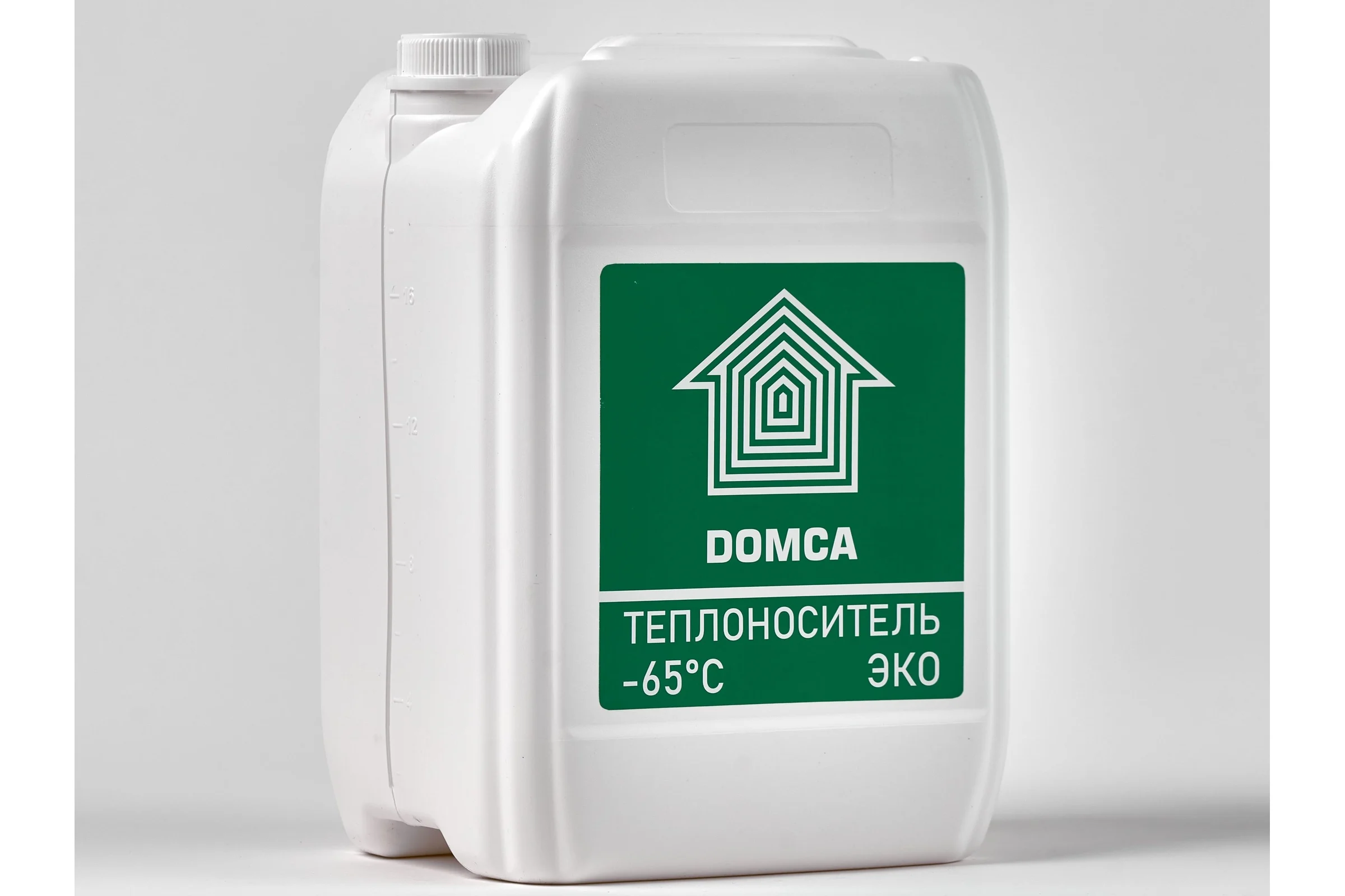 Теплоноситель на основе пропиленгликоля DOMCA Эко -65, 10 л 1001_Теплоноситель_DOMCA_ЭКО_65_10L