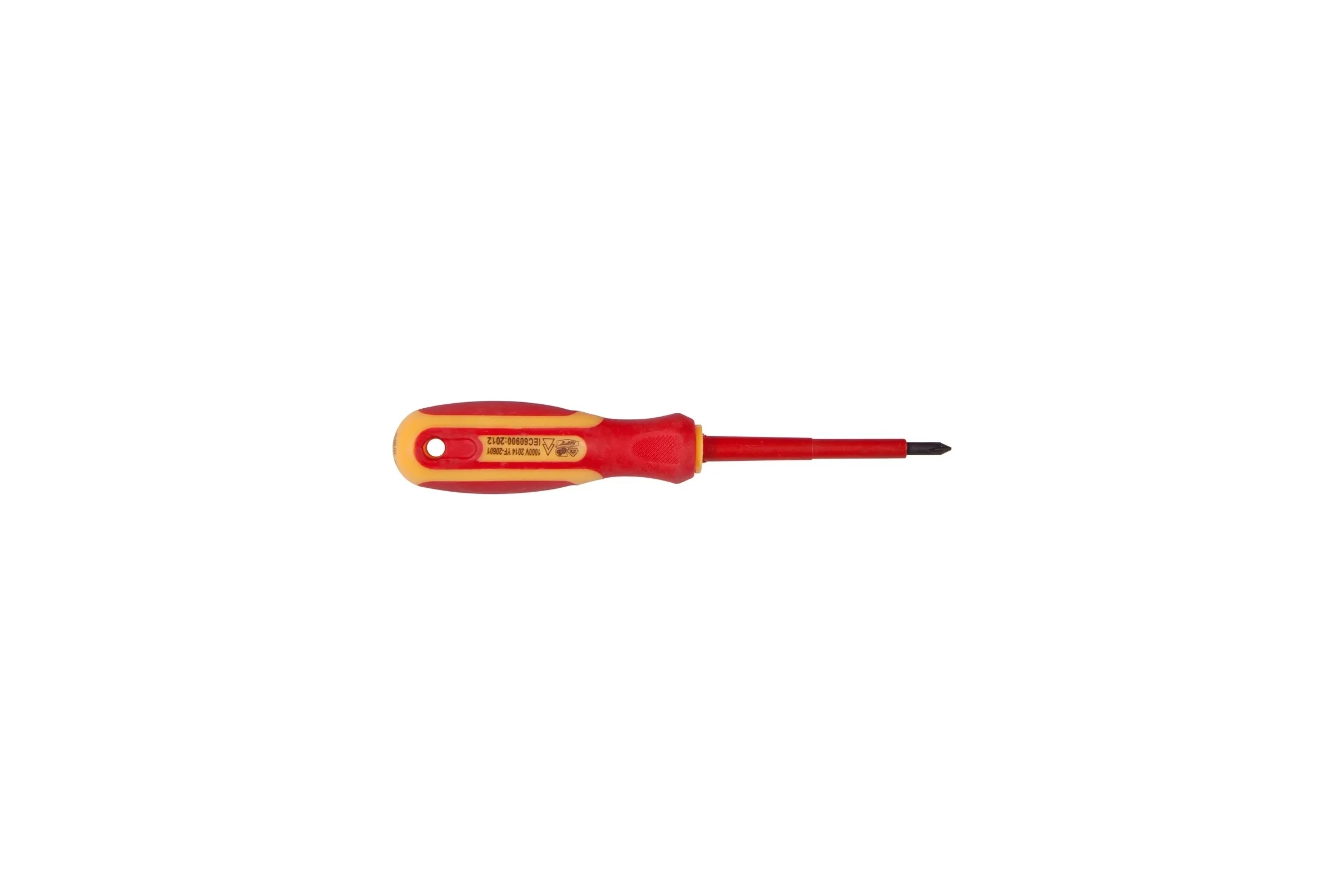Диэлектрическая отвертка PQTools РН3х150 мм, двухкомпонентная рукоятка, намагниченный наконечник Лк-00002586