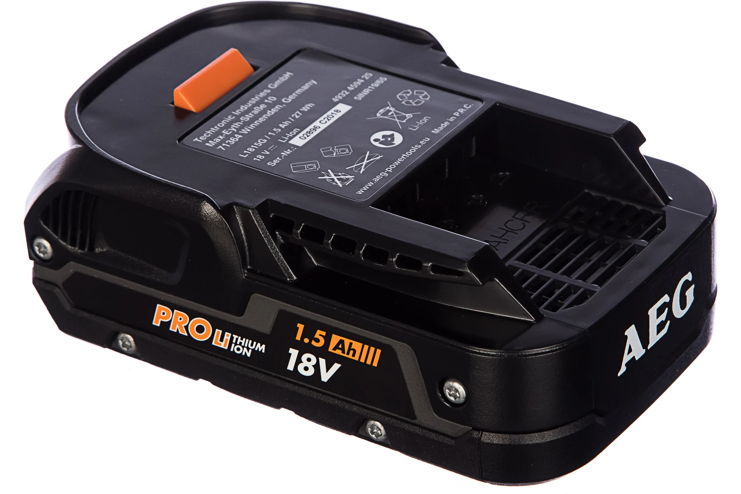 Аккумулятор L1815G (18В; 1.5 А*ч; Li-Ion) AEG 4932459425