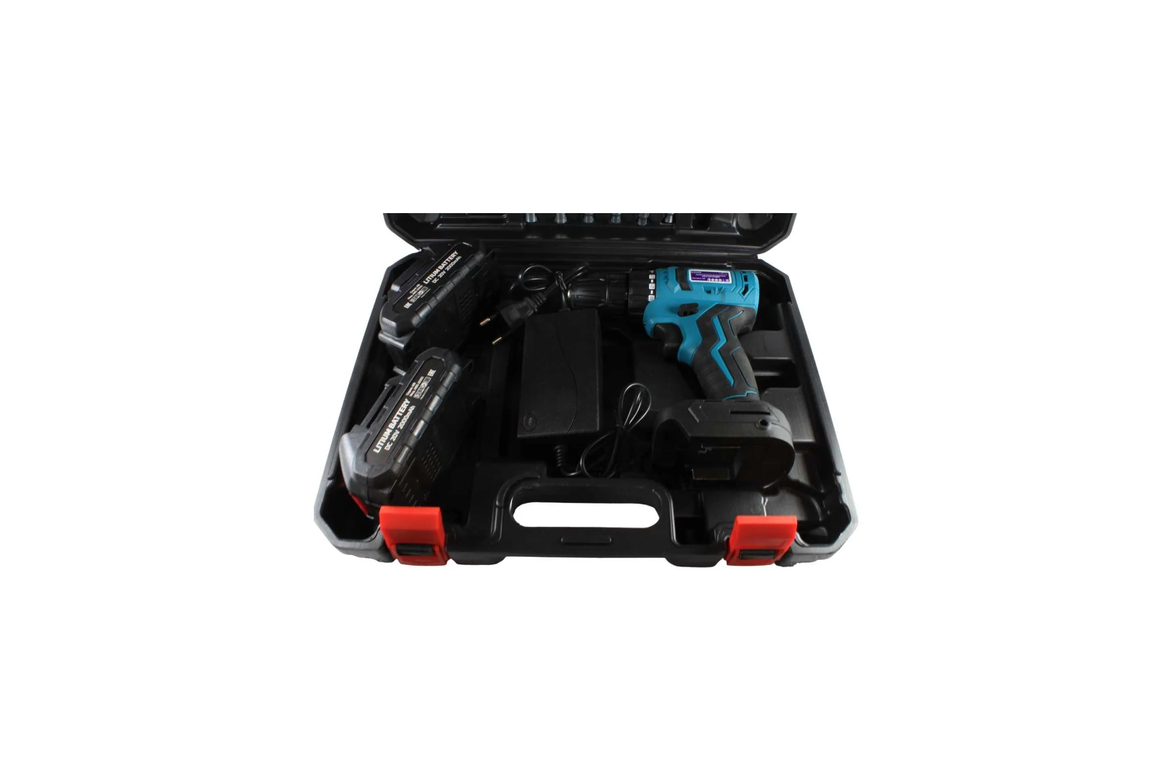 Аккумуляторная бесщеточная дрель-шуруповерт AktiTool CD20G-BR SET (20 В, 2 аккум  2000 мАч)  101216