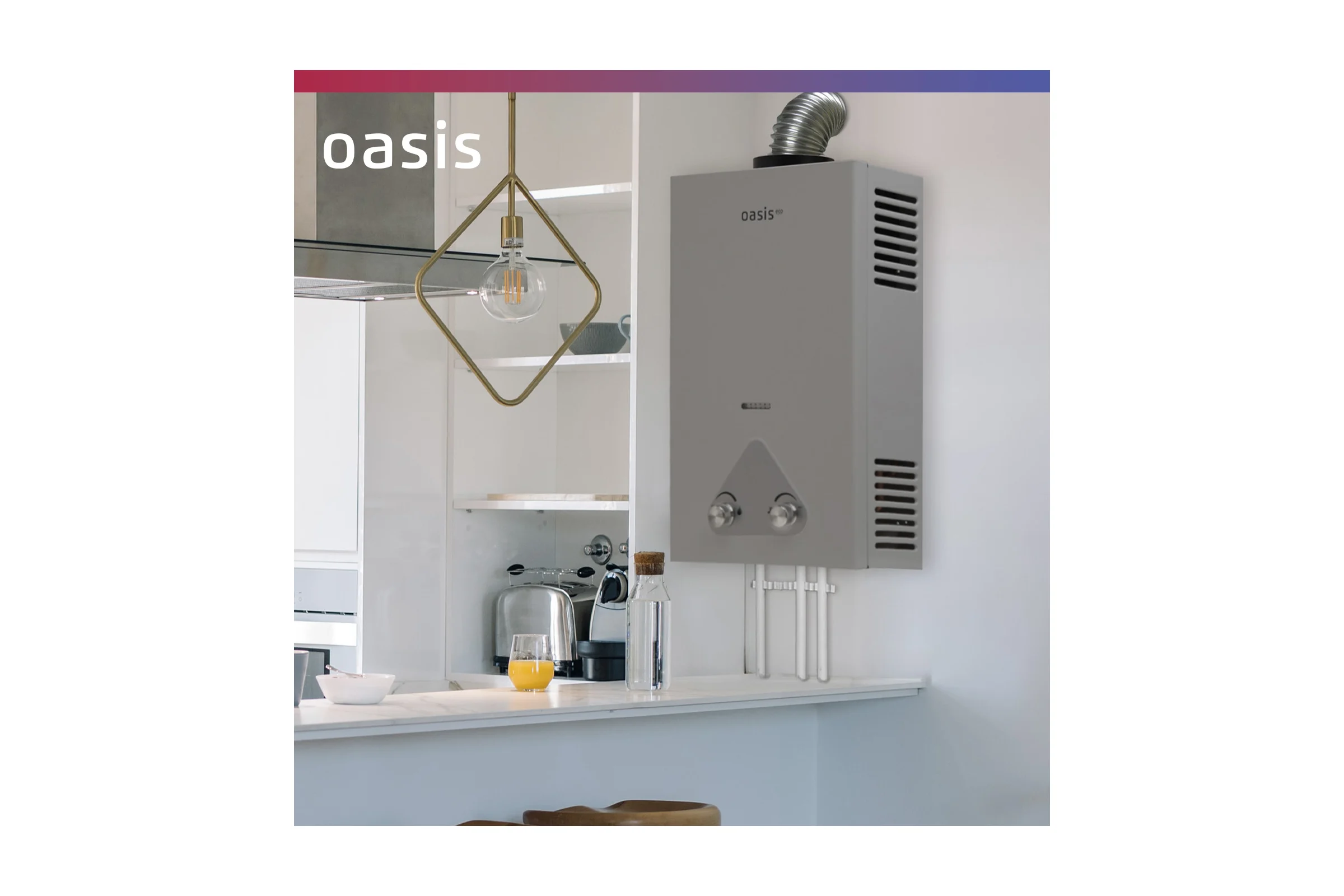 Газовый проточный водонагреватель OASIS Eco S-24 4670004375327