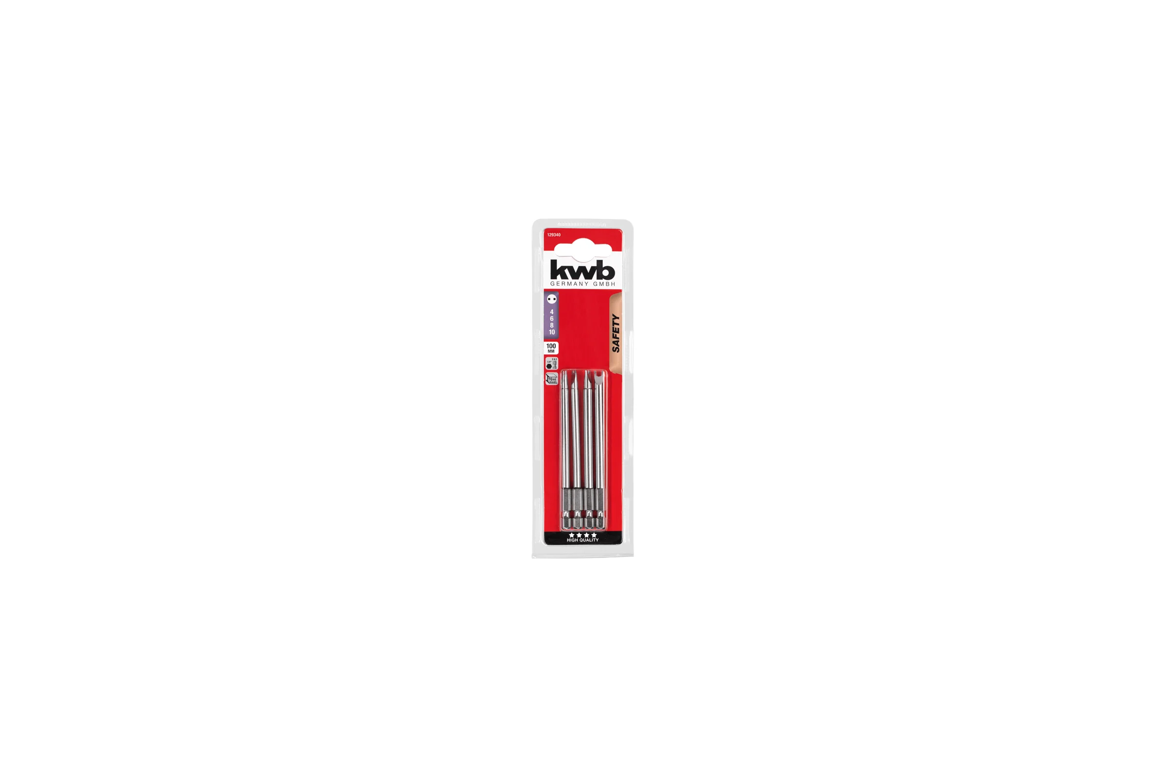 Бита SPANNER 100 мм Micro 4 шт. KWB 129340
