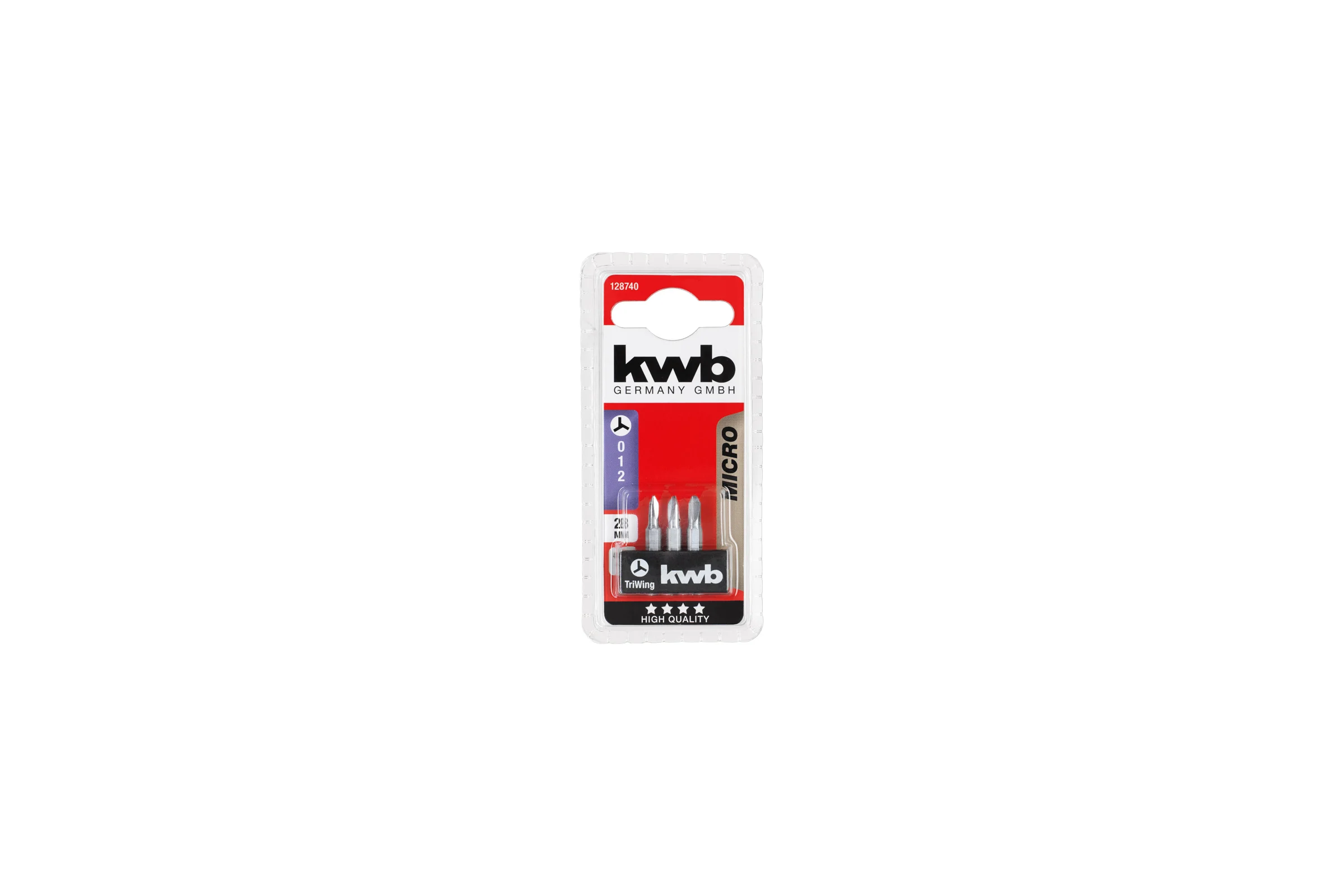 Бита TRIWING 28 мм Micro 3 шт. KWB 128740