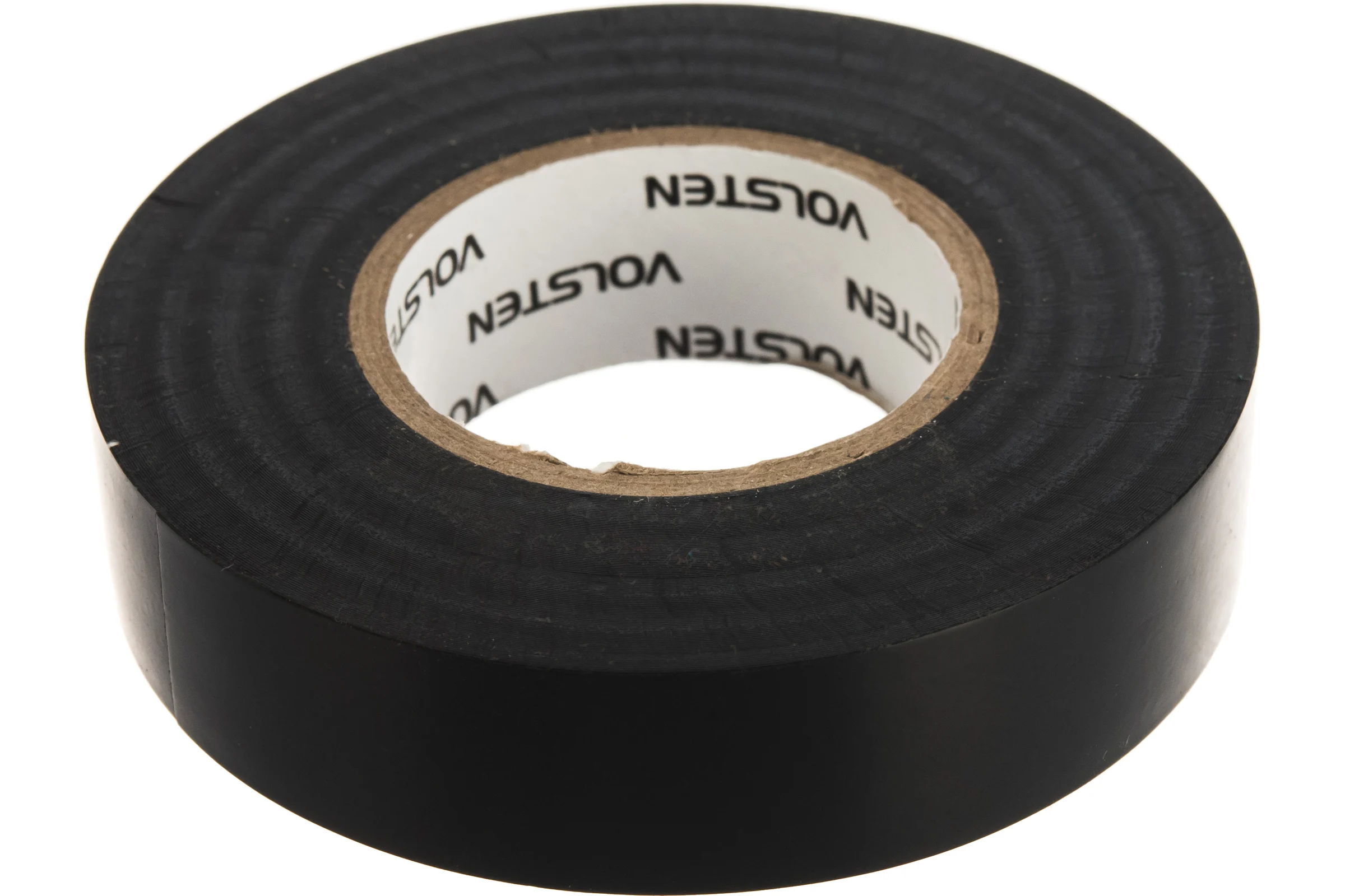 Изолента Volsten V02-7B-18х19-20 0,18х19 мм, черная, 20 метров 9789