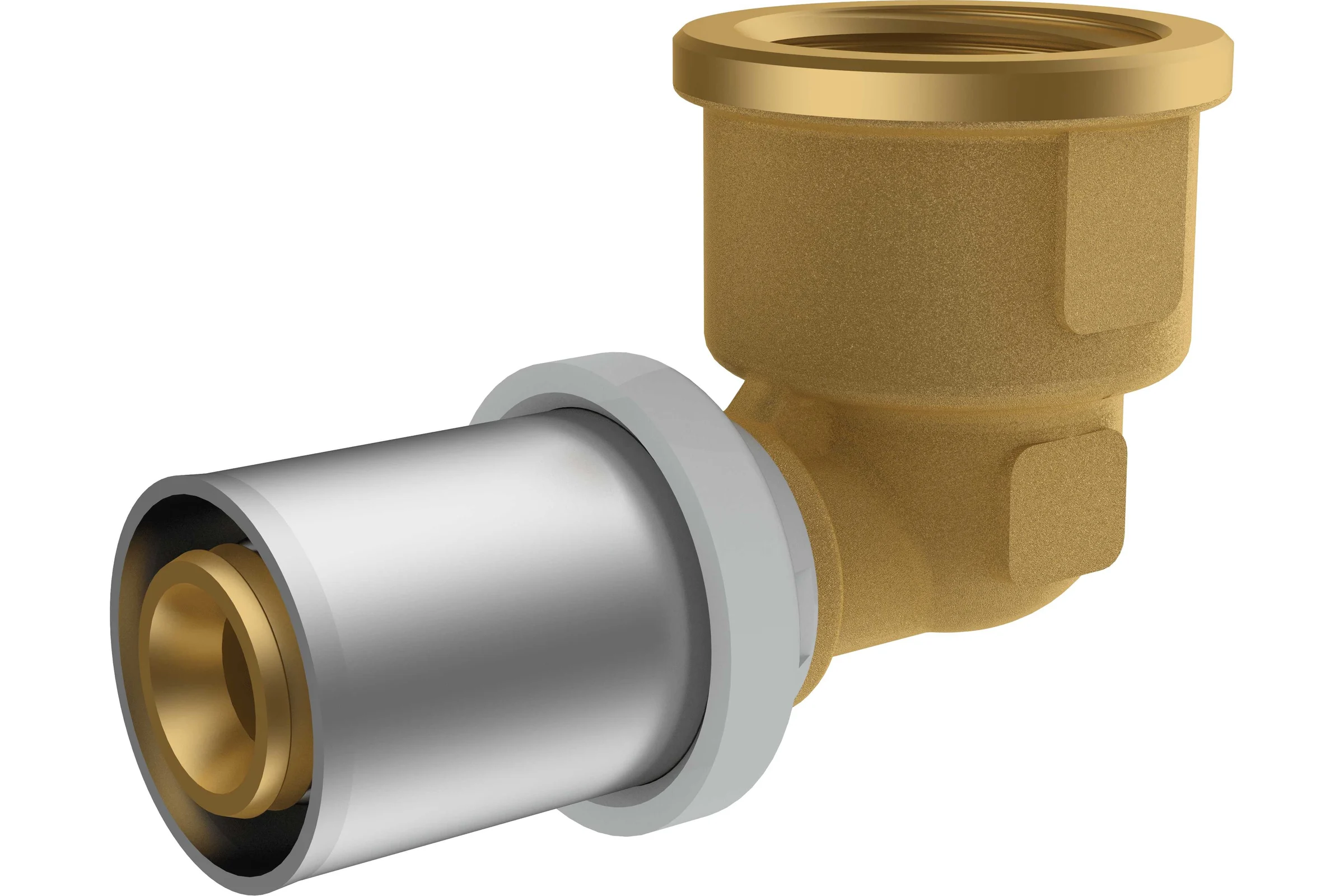 Omni угольник с внутренней резьбой пресс латунь RIIFO 90 26-3/4"ВР 1100045828 (6 шт)