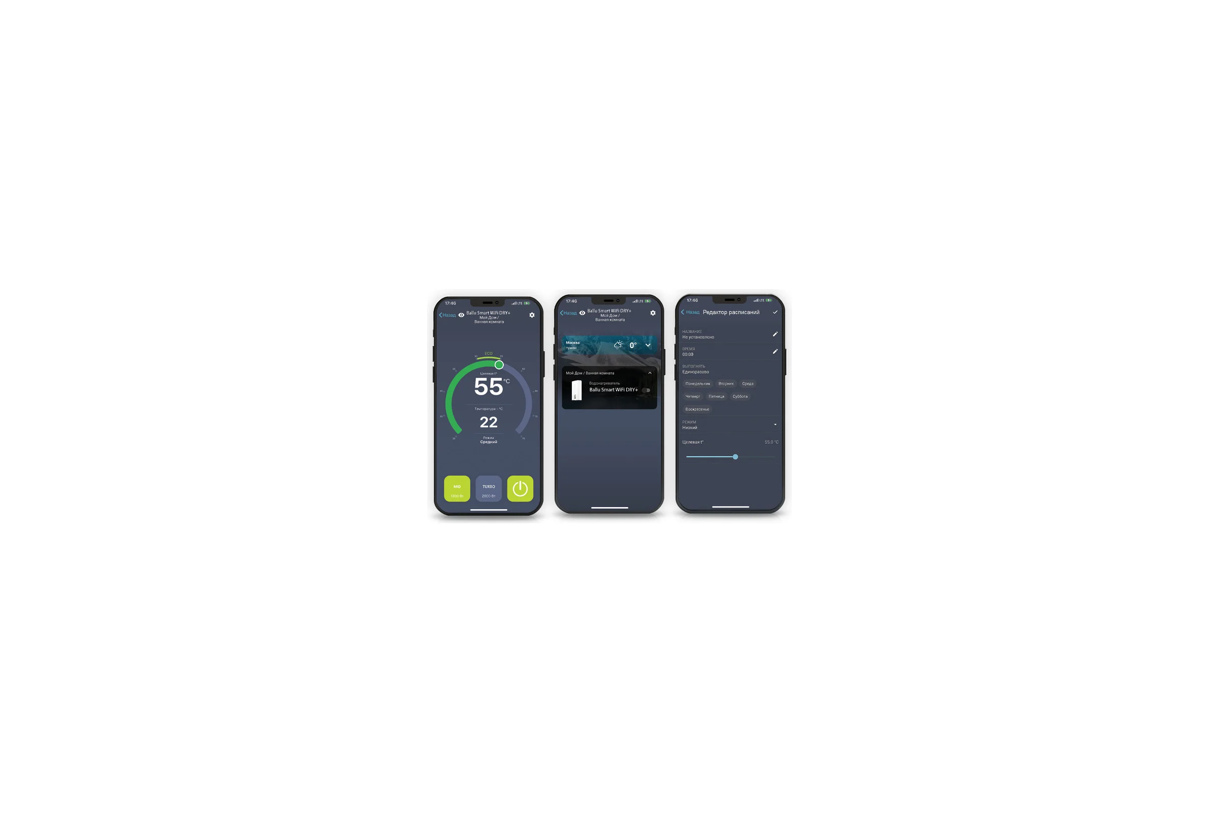 Водонагреватель Ballu BWH/S 80 Smart WiFi DRY+ НС-1161199