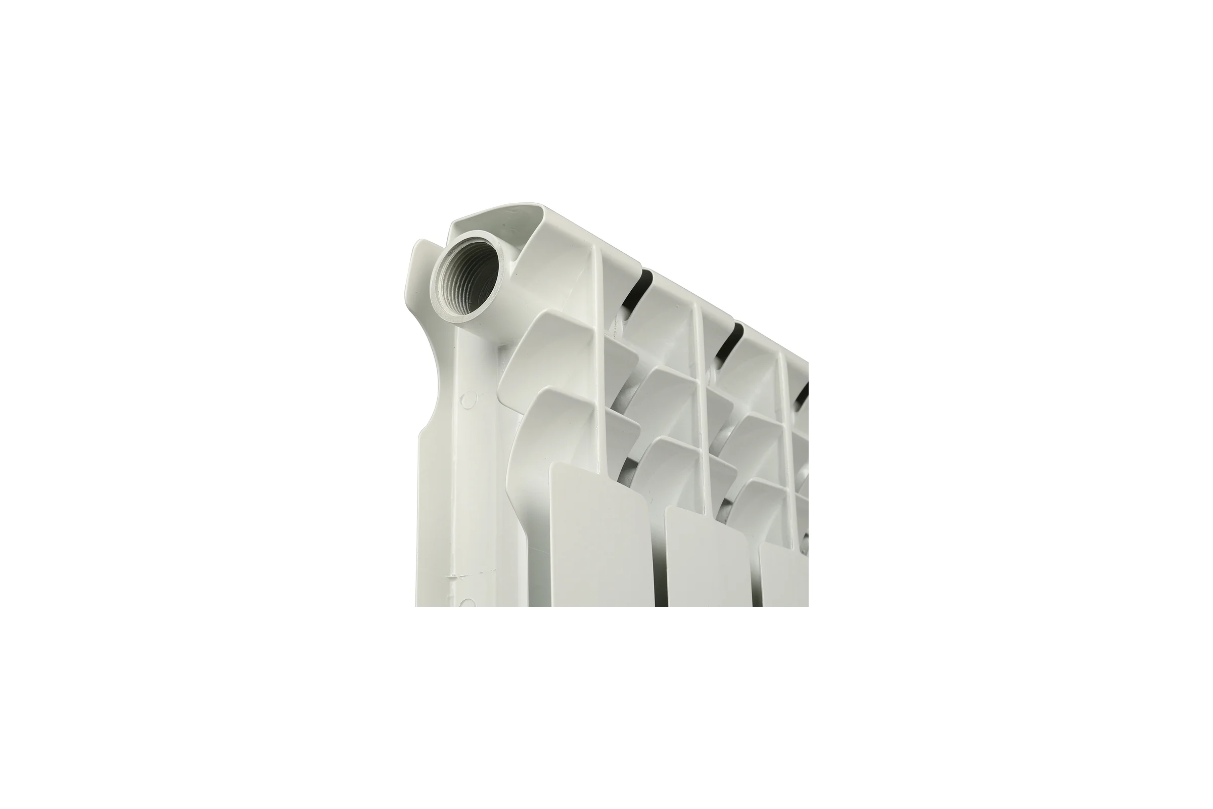 Алюминиевый радиатор ROMMER Optima 500 4 секции RAL9016 89556