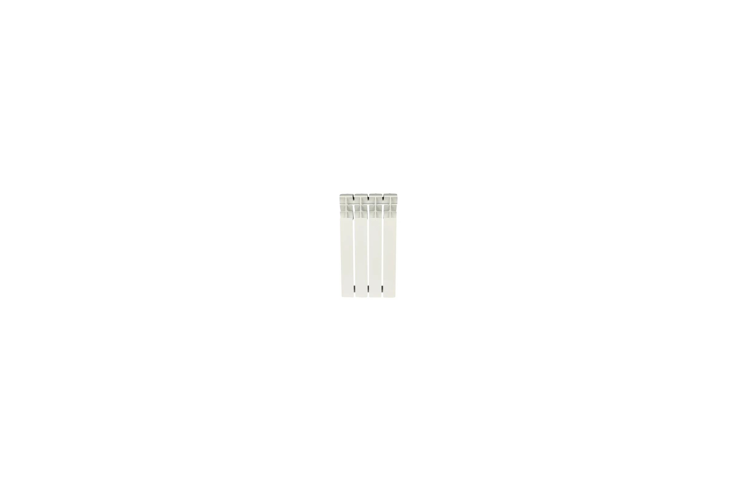Алюминиевый радиатор ROMMER Plus 500 4 секции RAL9016 89562