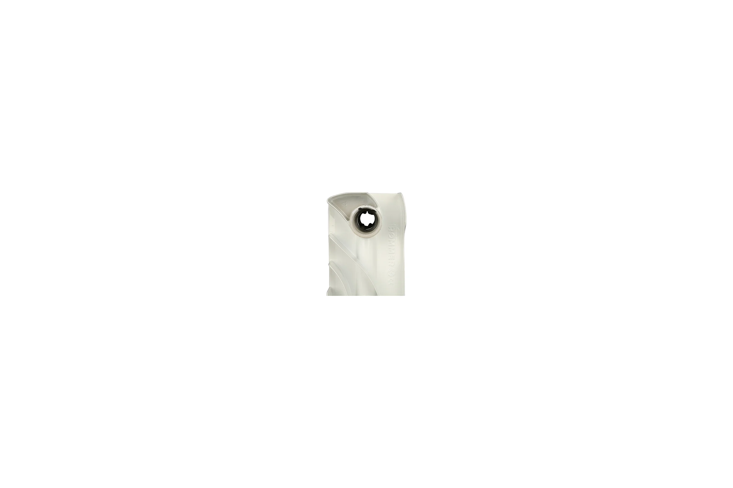 Алюминиевый радиатор ROMMER Plus 500 4 секции RAL9016 89562