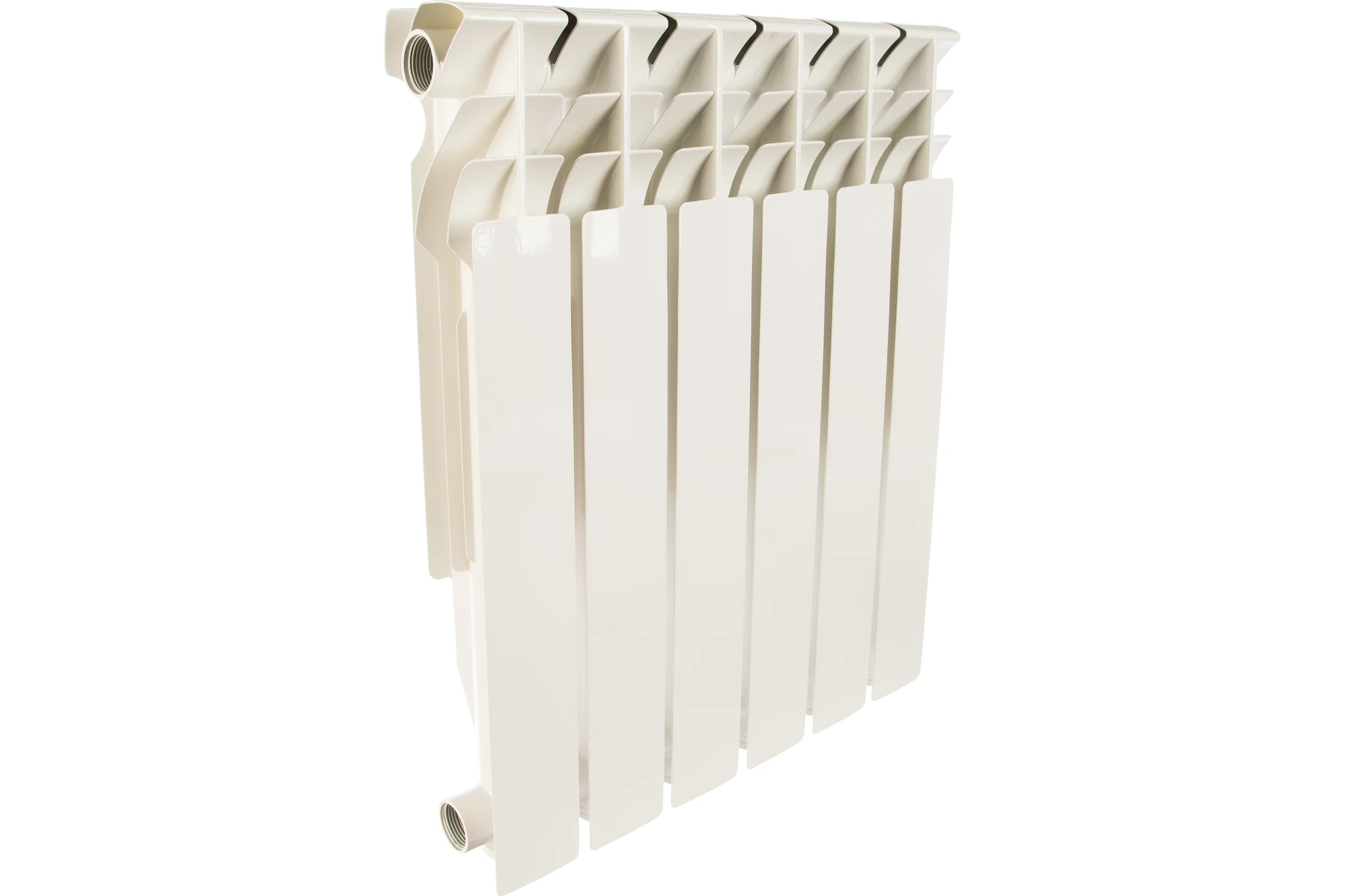 Алюминиевый радиатор ROMMER Plus 500 6 секций RAL9016 89563
