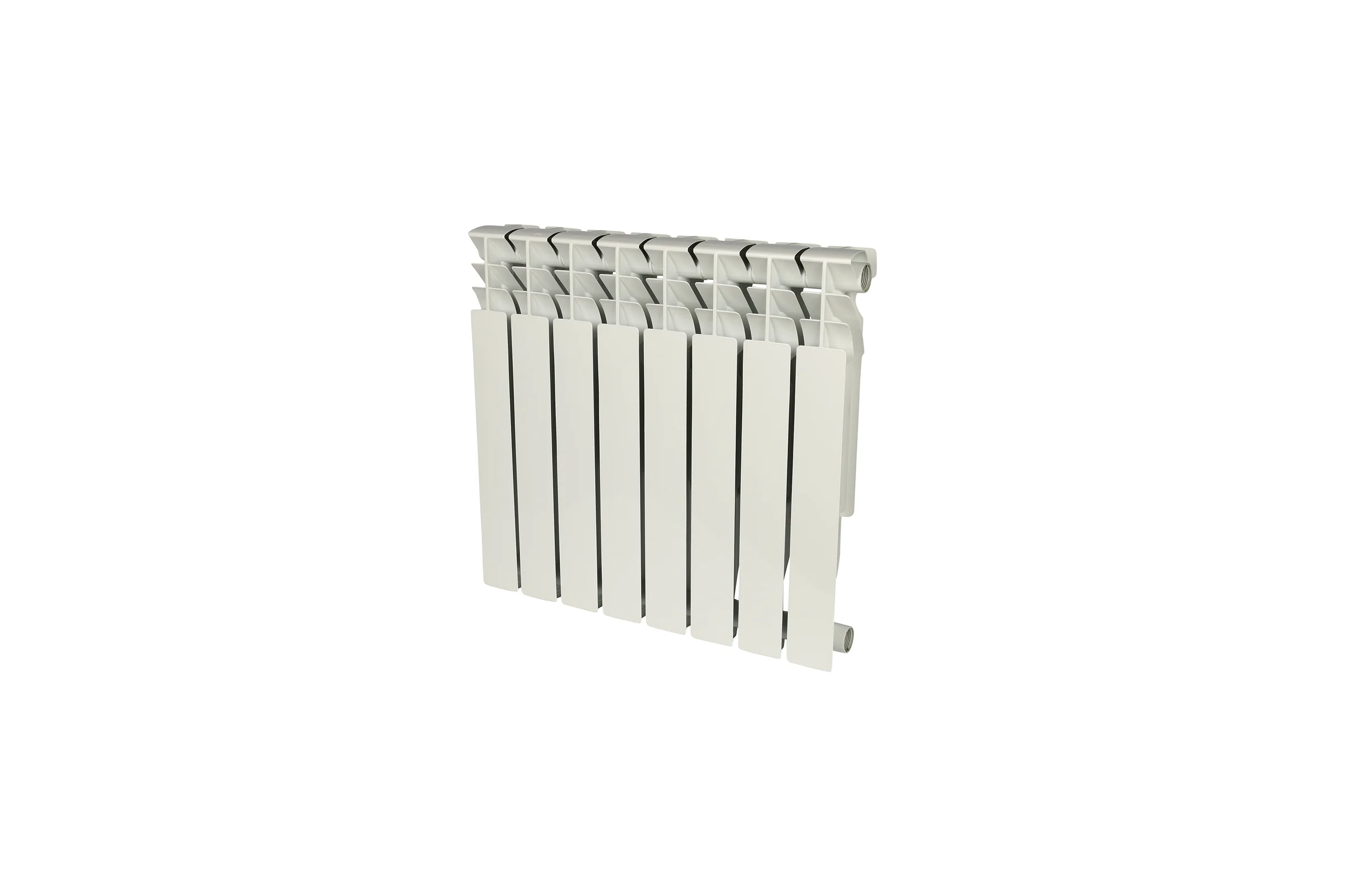 Алюминиевый радиатор ROMMER Plus 500 8 секций RAL9016 89565