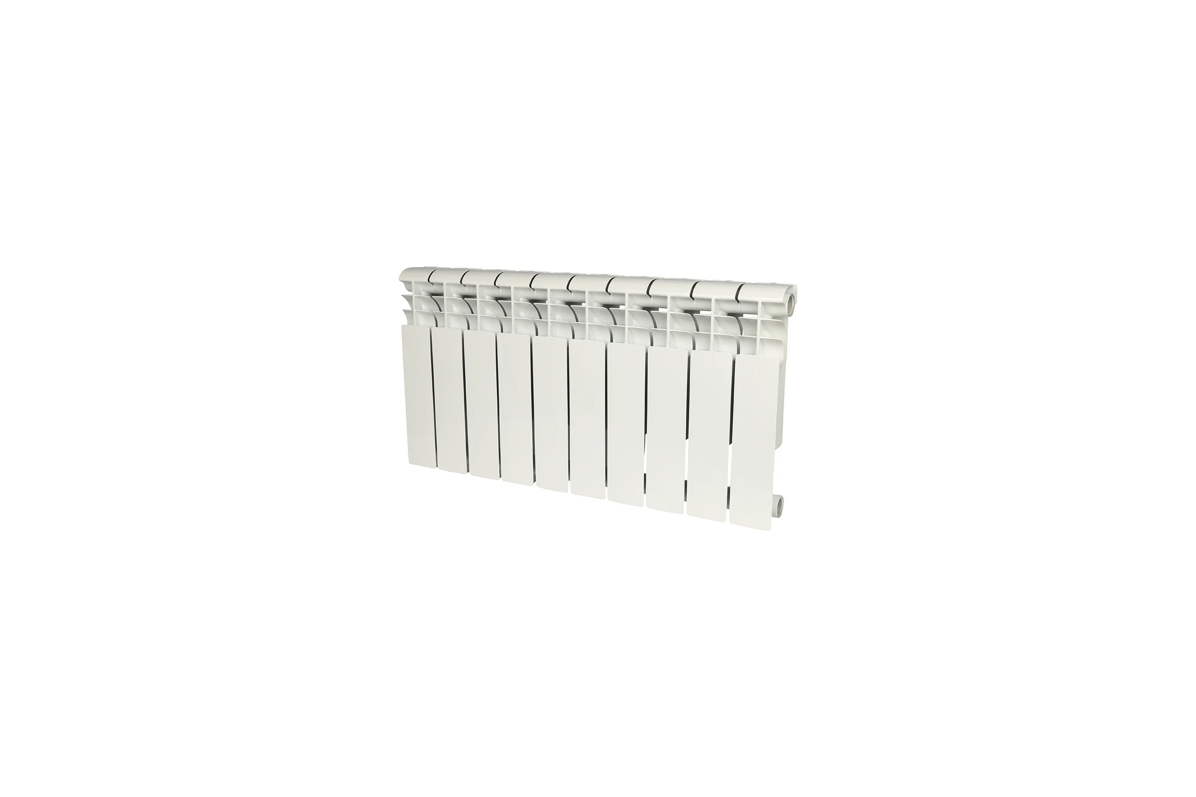 Алюминиевый радиатор ROMMER Profi 350 AL350-80-80-080 10 секций RAL9016 86623