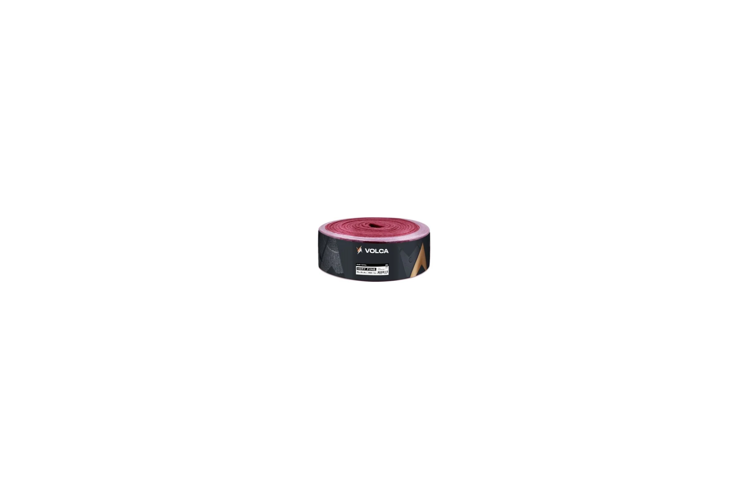 Войлок абразивный красный, рулон 115 мм х 10 м х 6 мм RUBY TOTAL Very Fine VOLCA 51410501036