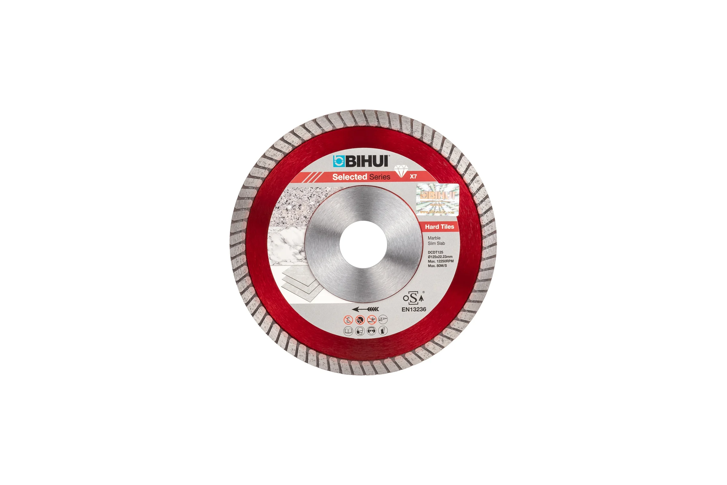 Диск алмазный B-Turbo 125х22.2 мм BIHUI DCDT125
