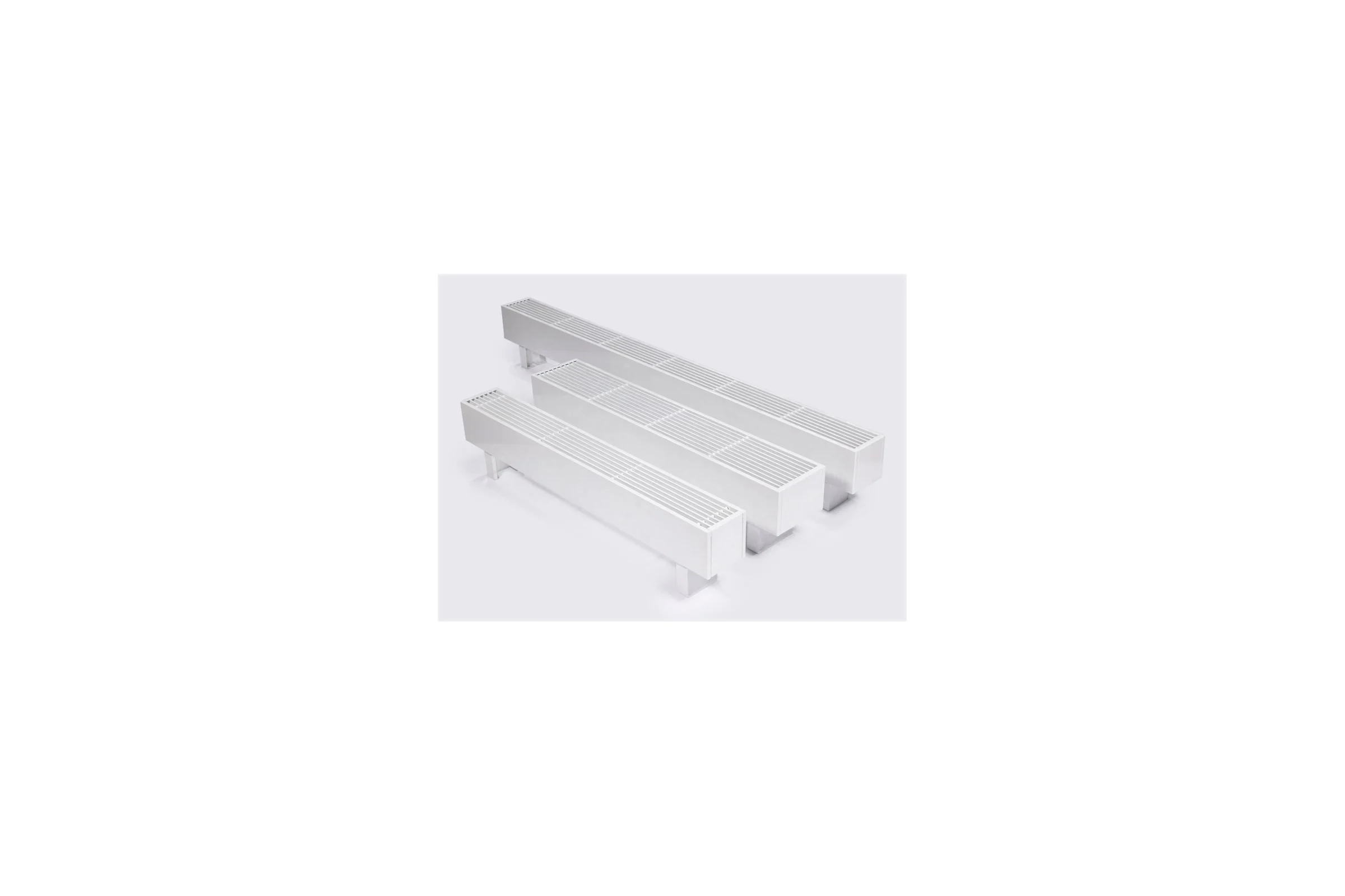Напольный конвектор GEKON level u/fmc h13 l180 w13 ral9016 GLUF0.01318013/FMC/RAL9016