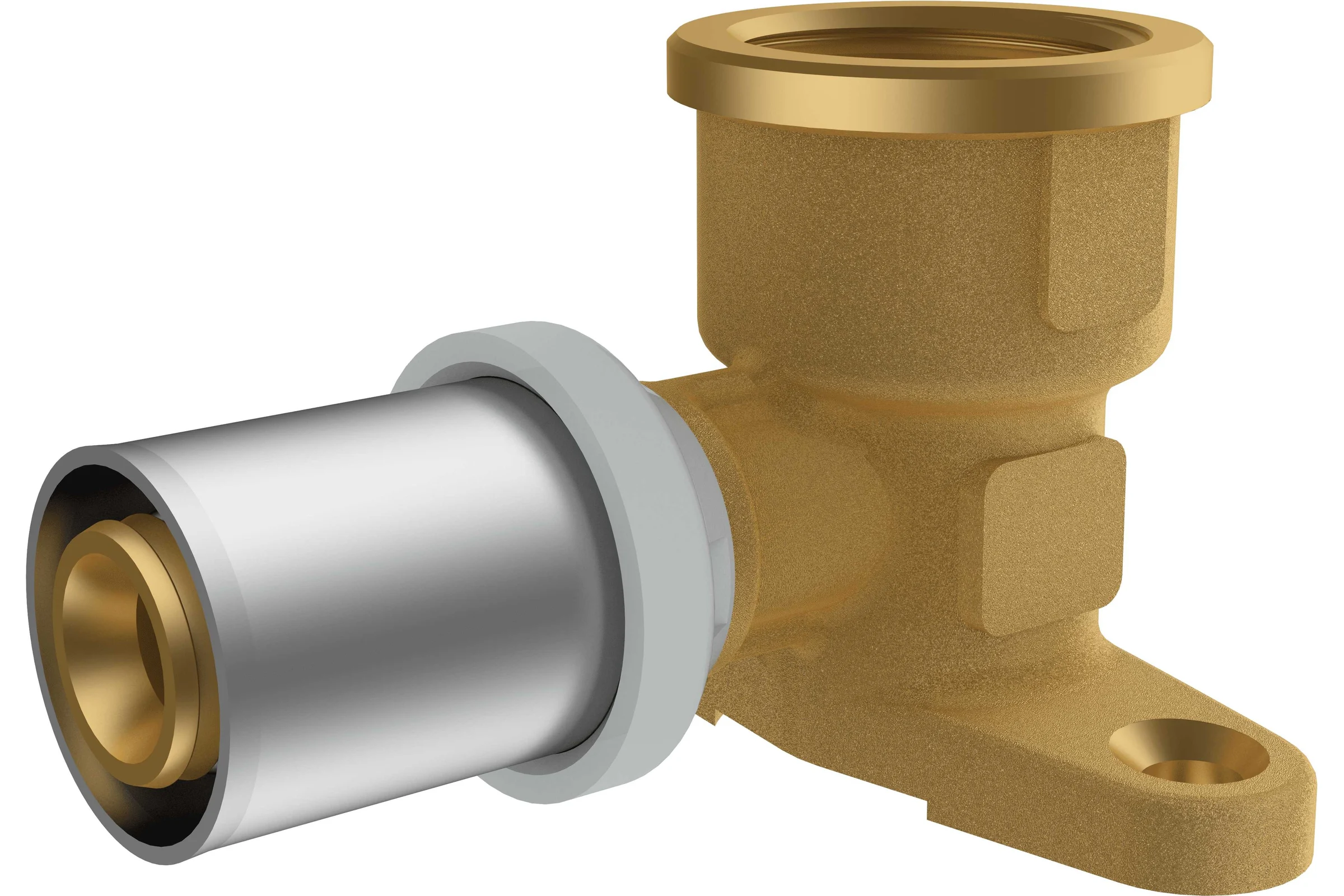 Водорозетка RIIFO Omni пресс, латунь, 16-1/2"ВР, L40.5 (уп 7 шт) 1100046442