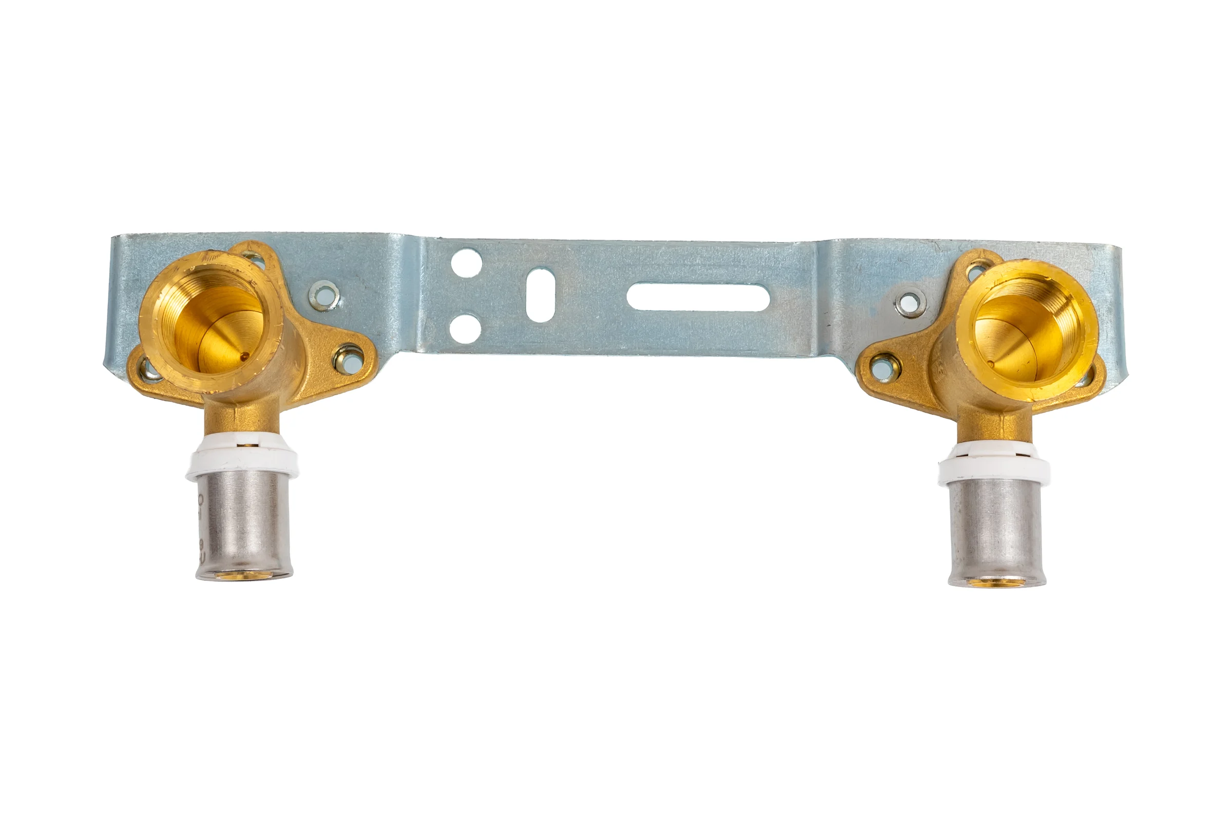 Водорозетка RIIFO Omni 2 шт, на монтажной планке, пресс, латунь, 16-1/2"ВР, 150 мм, L40.5 1100047351