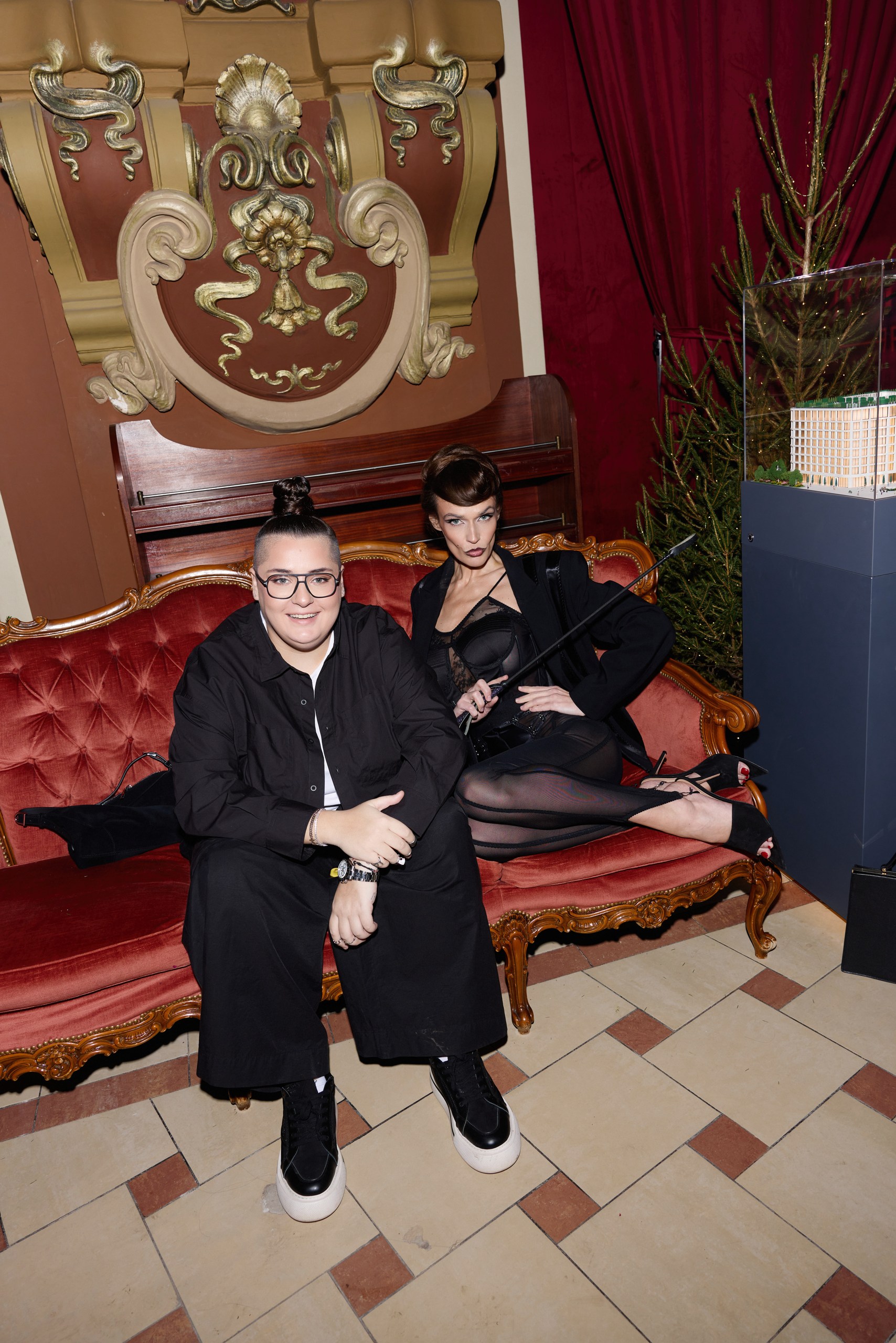 Наталья Гасанханова и Алена Водонаева